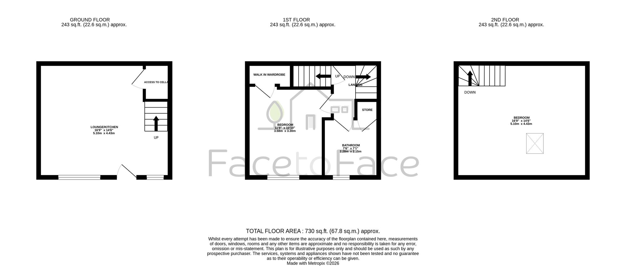 9 Trinity Street, Hebden Bridge floorplan