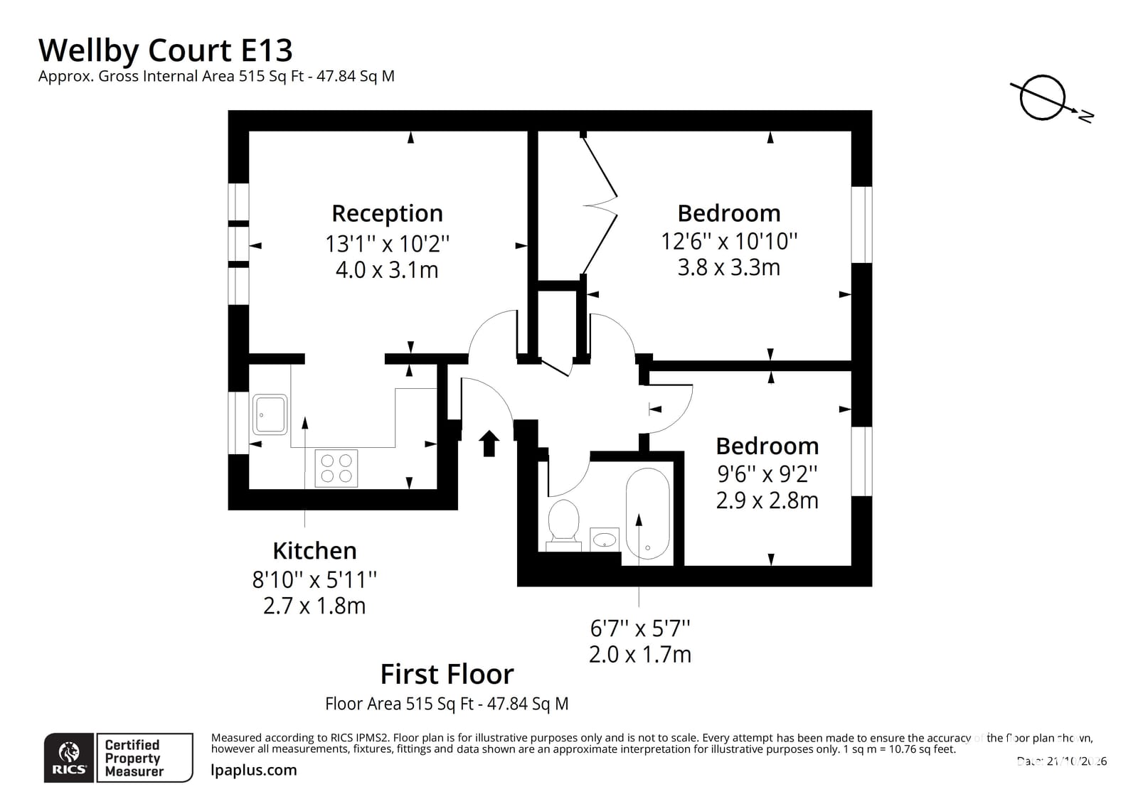 Orwell Road, London floorplan