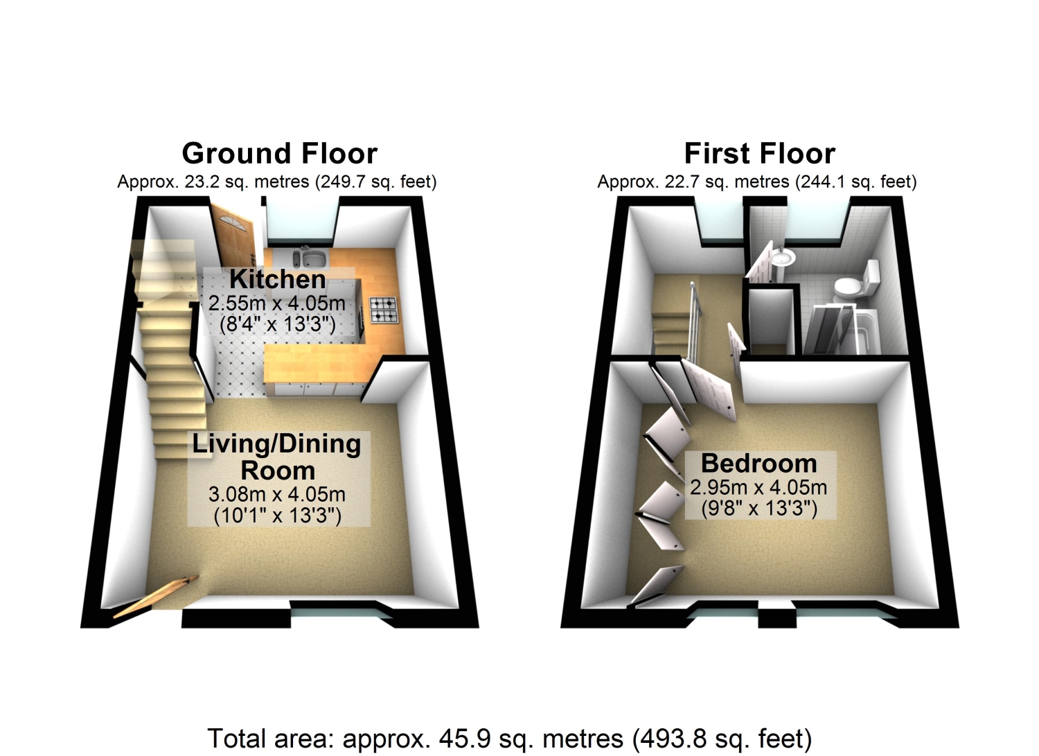 5, Amberley Terrace Devils Lane, Egham floorplan