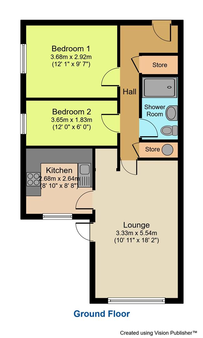 1 Peel Court,, Lister Lane, Bradford floorplan
