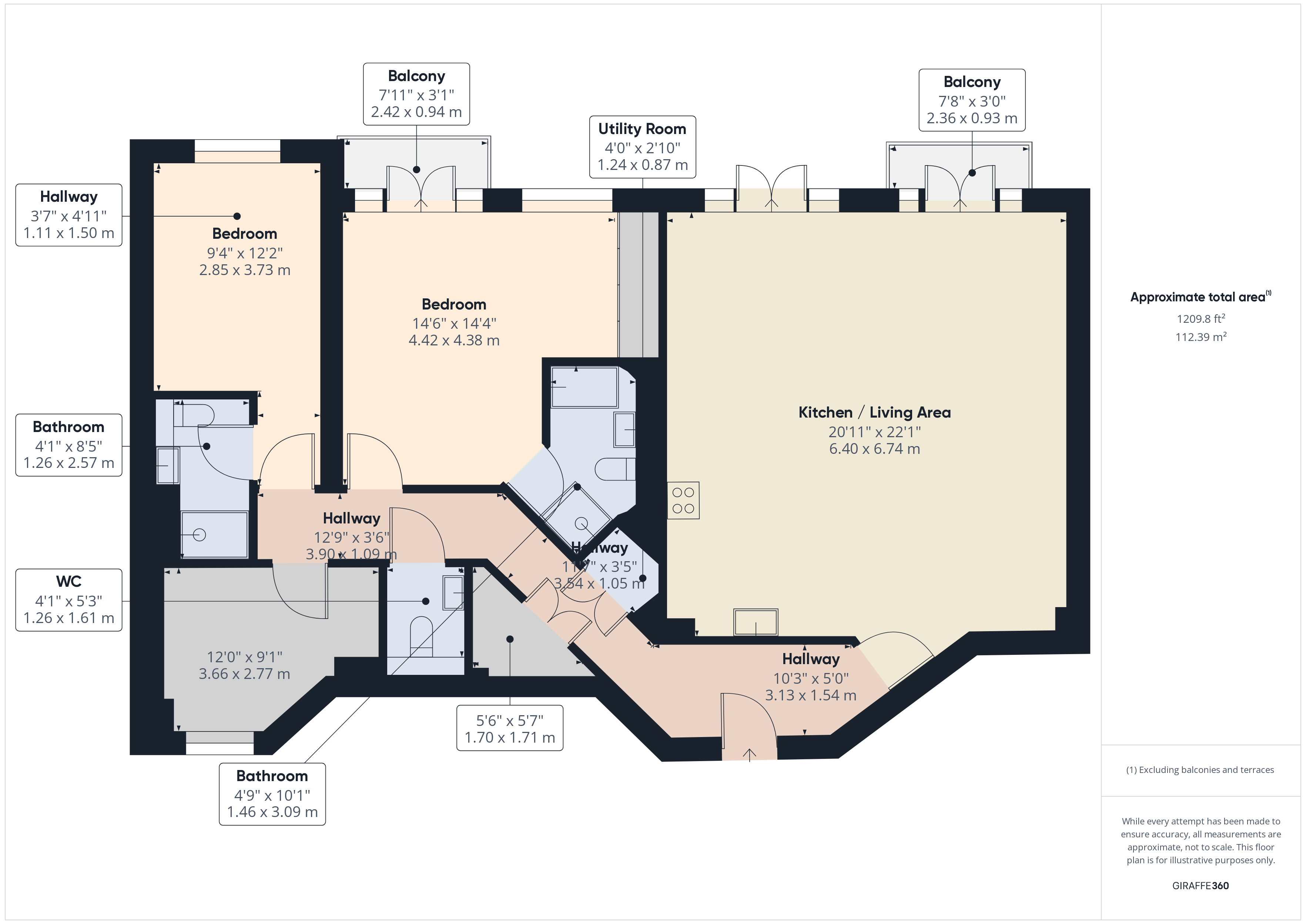 55, Blakes Quay, Reading floorplan