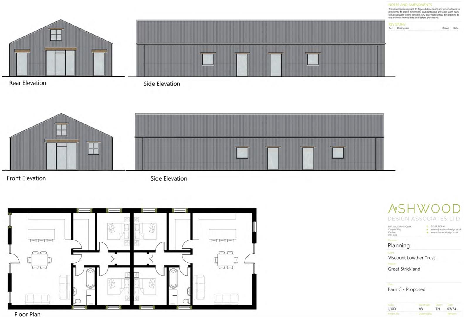 Barns to the rear of Town Head Farm Penrith, Barns to the rear of Town Head Farm Penrith, Great Strickland floorplan