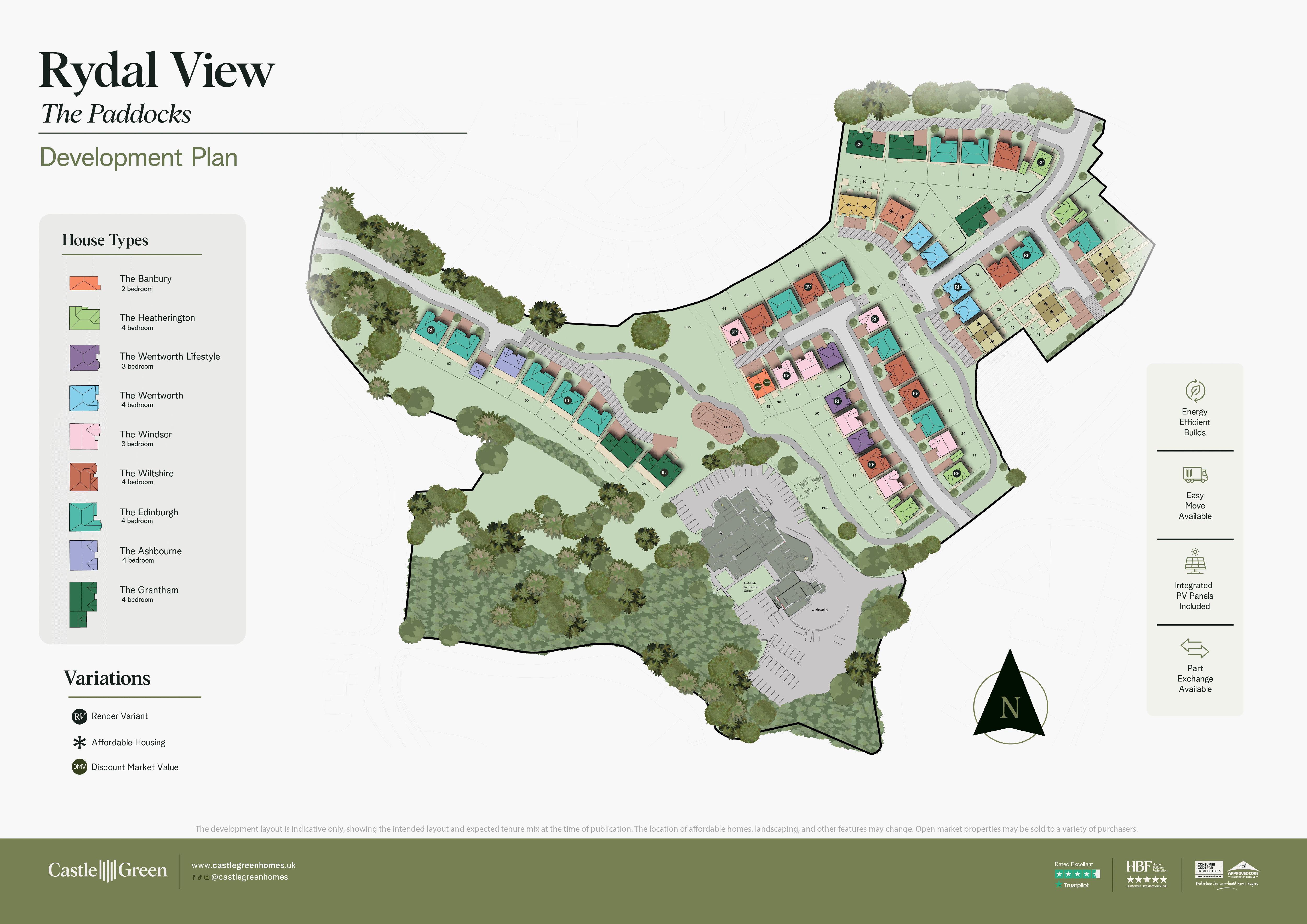 The Wentworth Lifestyle, Rydal View, Maes Osborn, Colwyn Bay floorplan