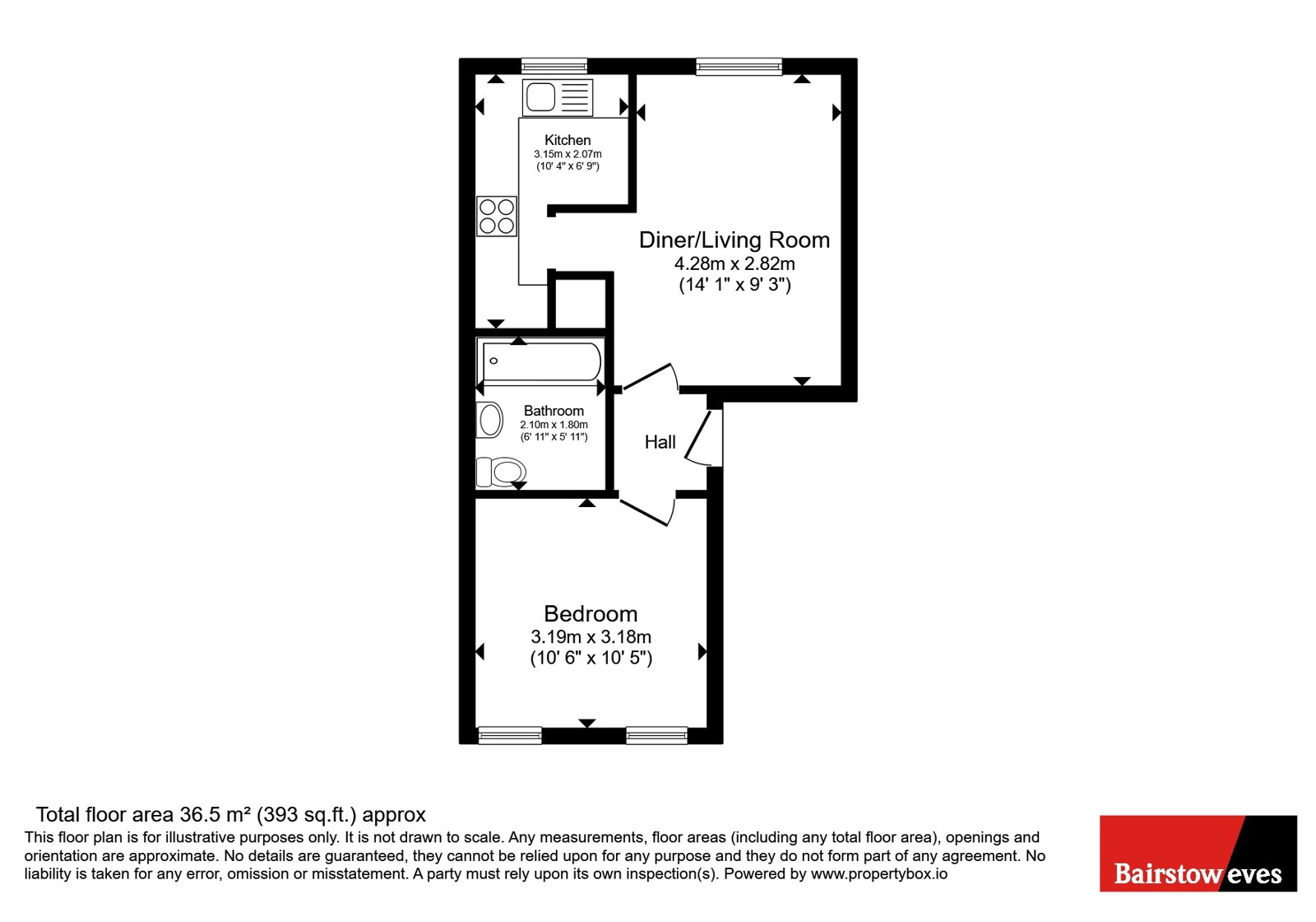 Flat 4, Wroxall Court,, Linnet Way, Essex floorplan