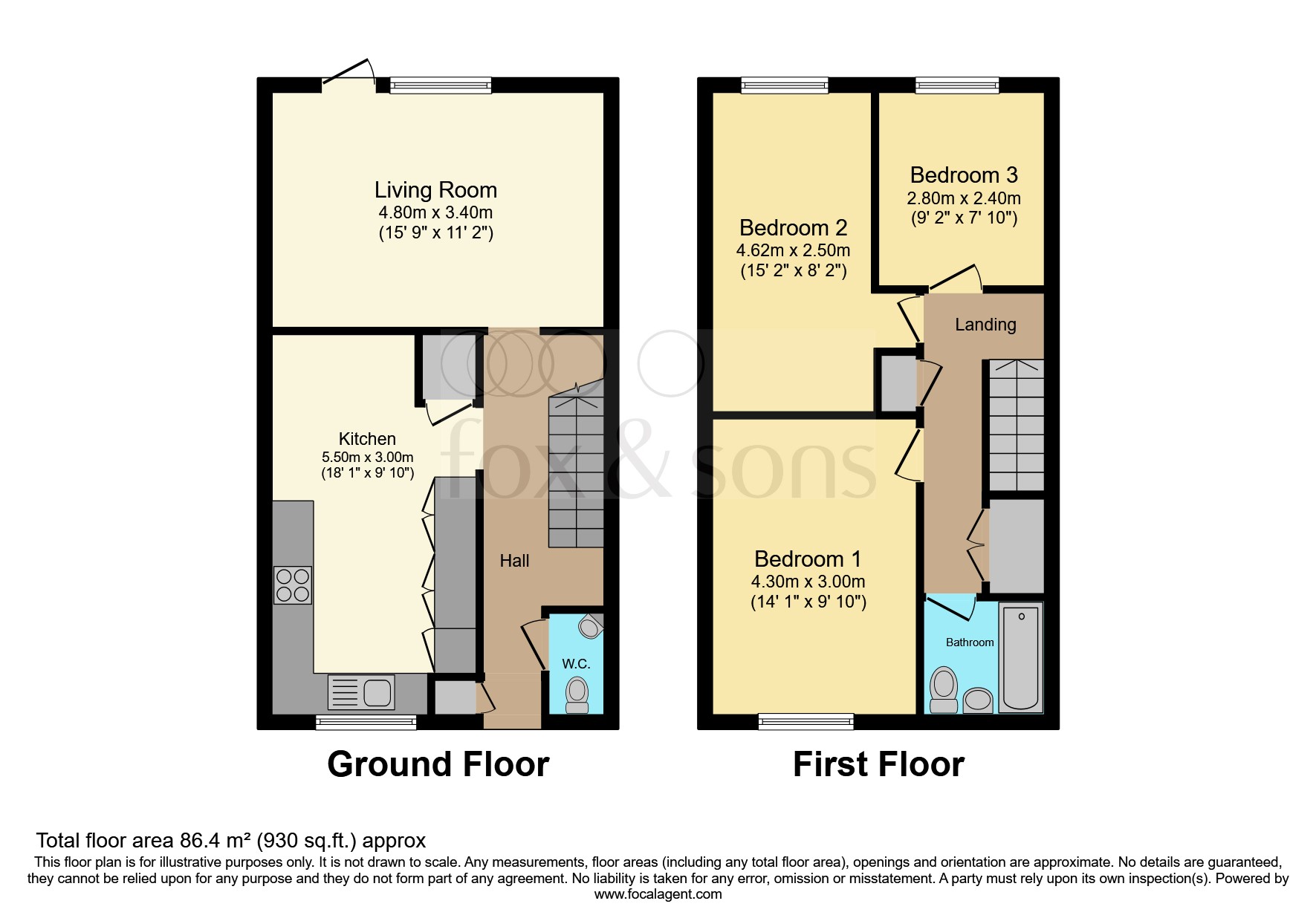 5, Meadow Close, St. Leonards-On-Sea floorplan