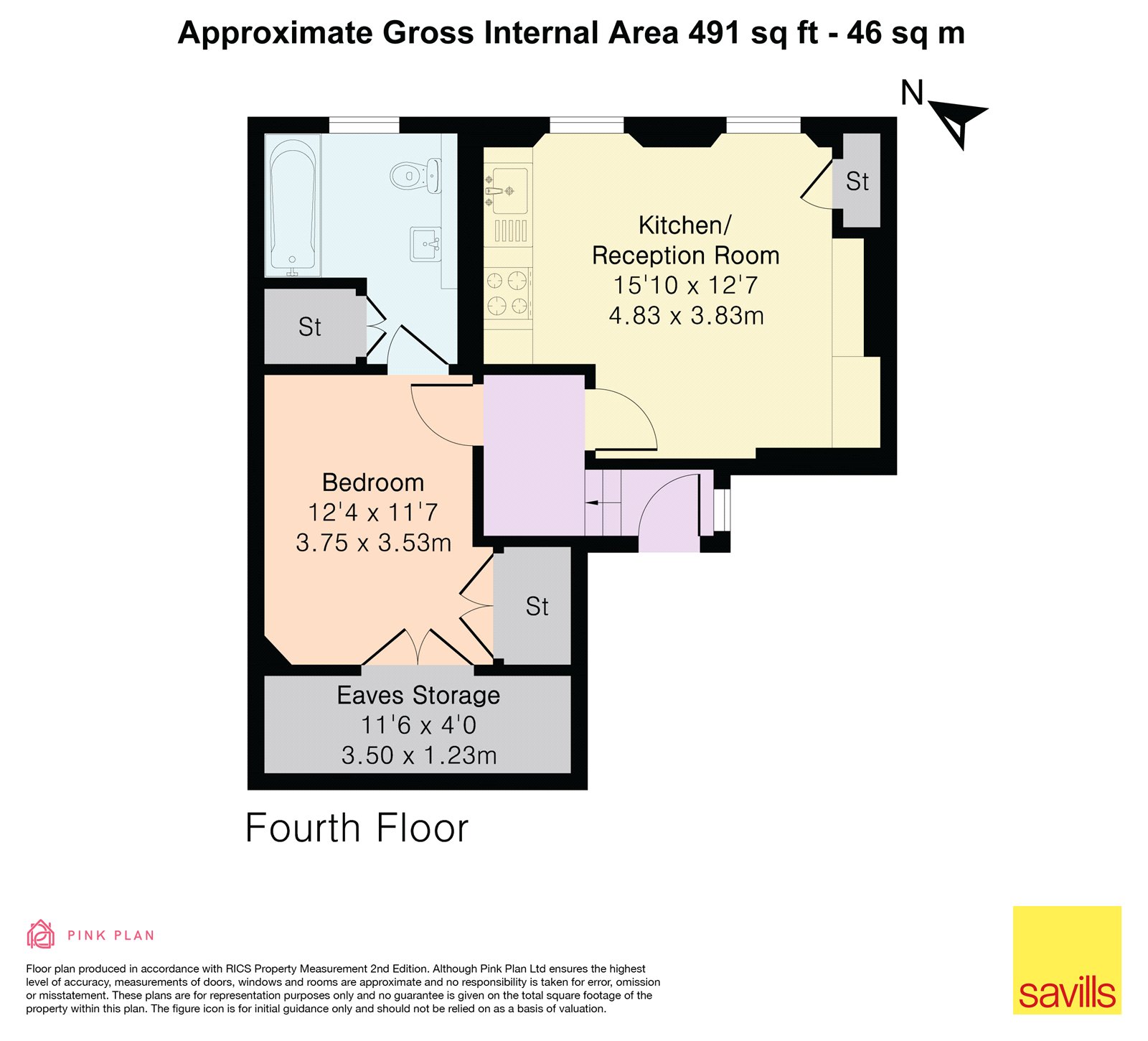 Flat 4, 31, South Audley Street, London floorplan