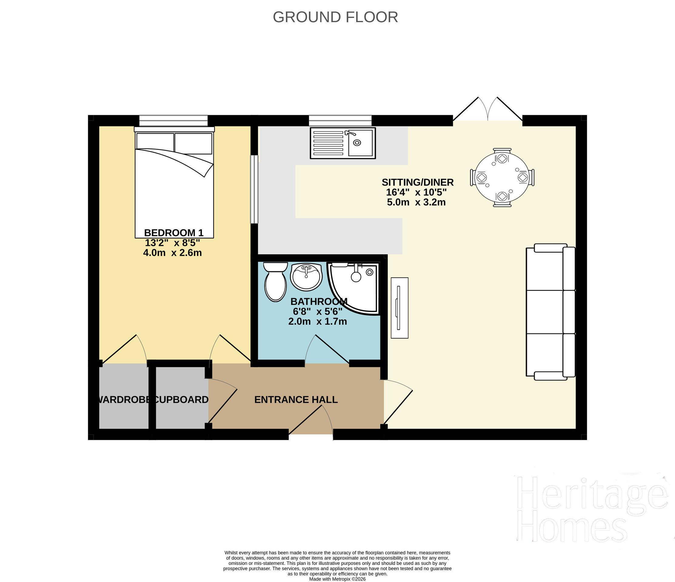 55 Baxter Court, Norwich floorplan
