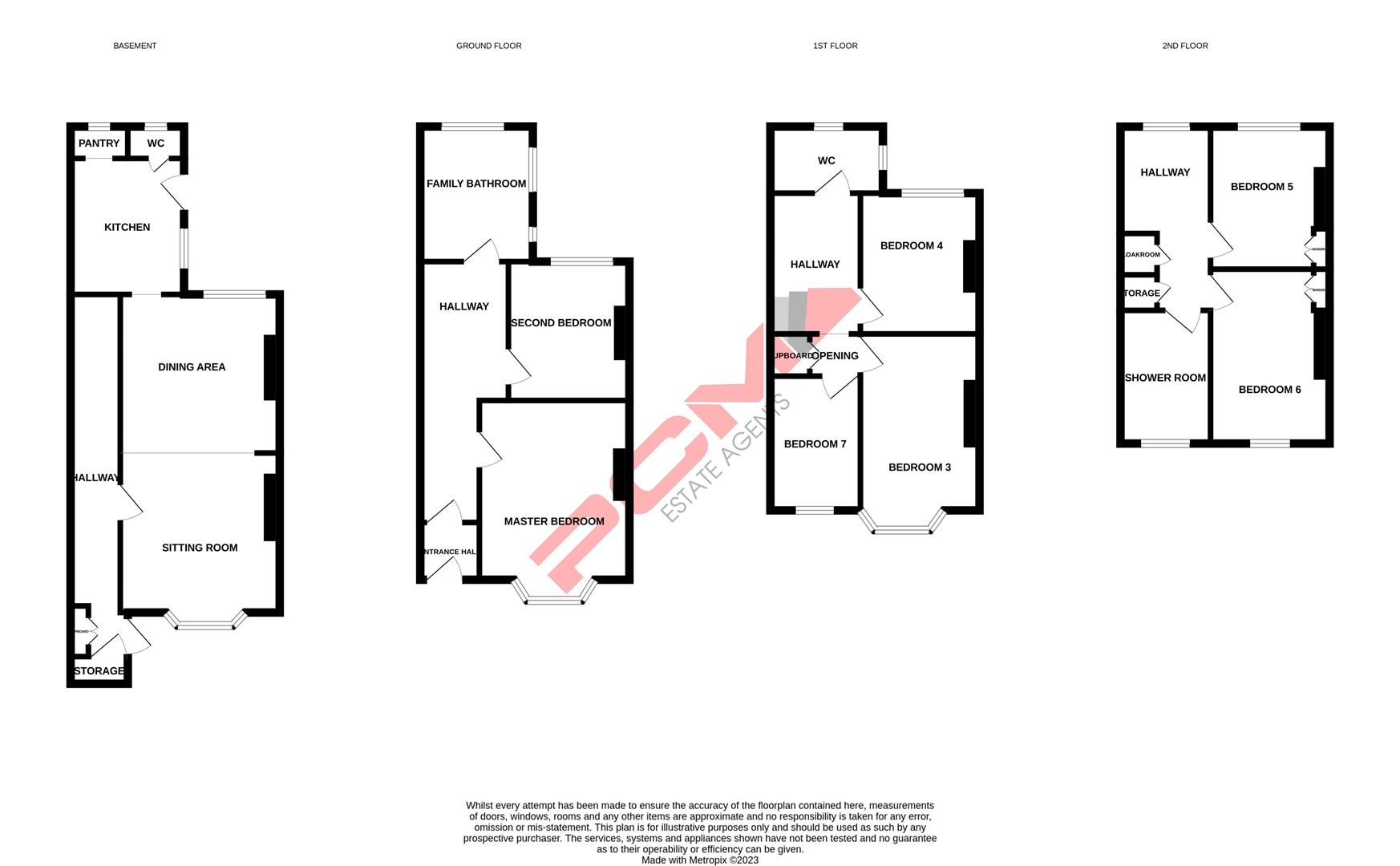 Cambridge Gardens, Hastings TN34, 7 bedroom terraced house for sale