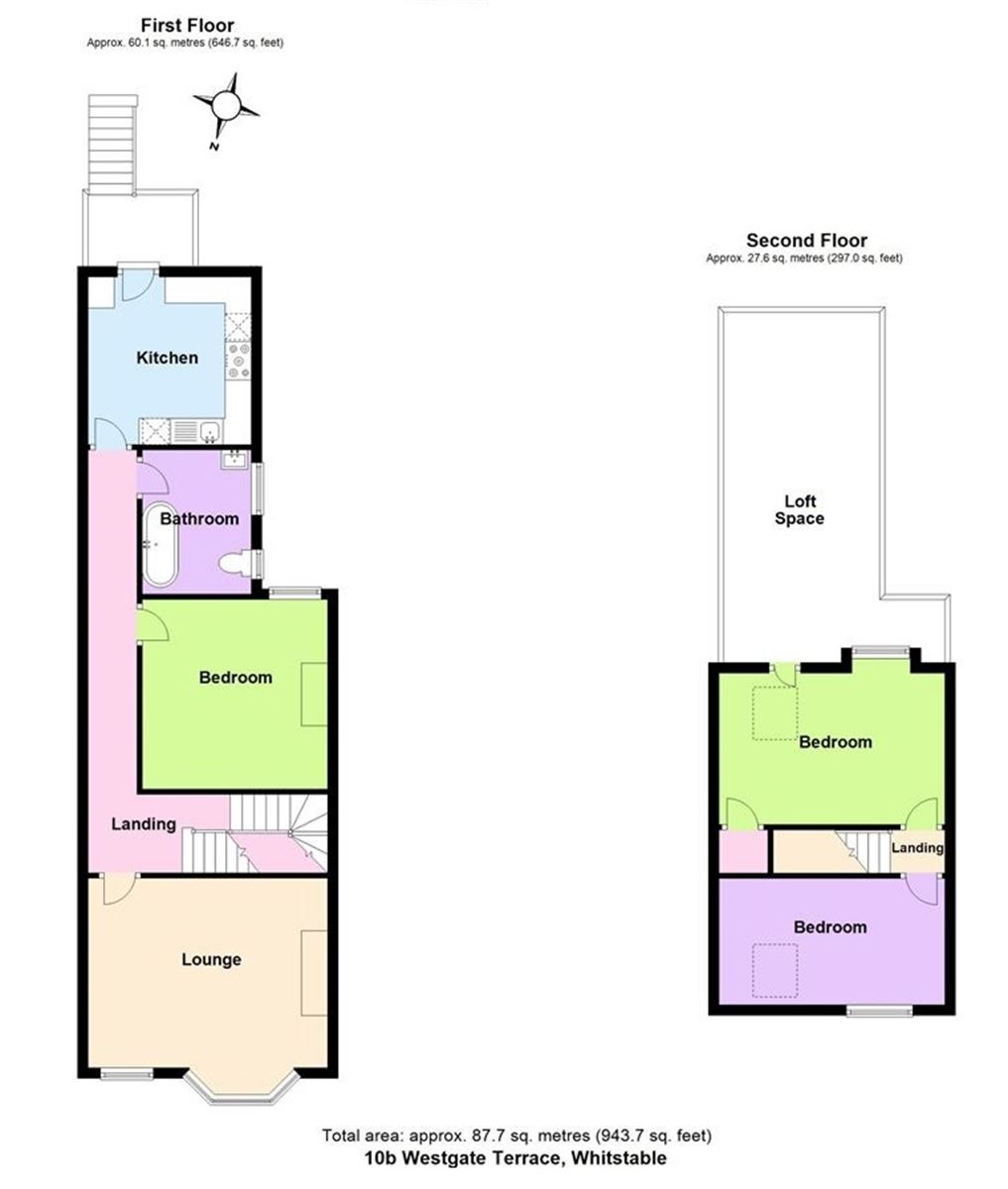 3 Bedrooms Maisonette for sale in Westgate Terrace, Whitstable CT5