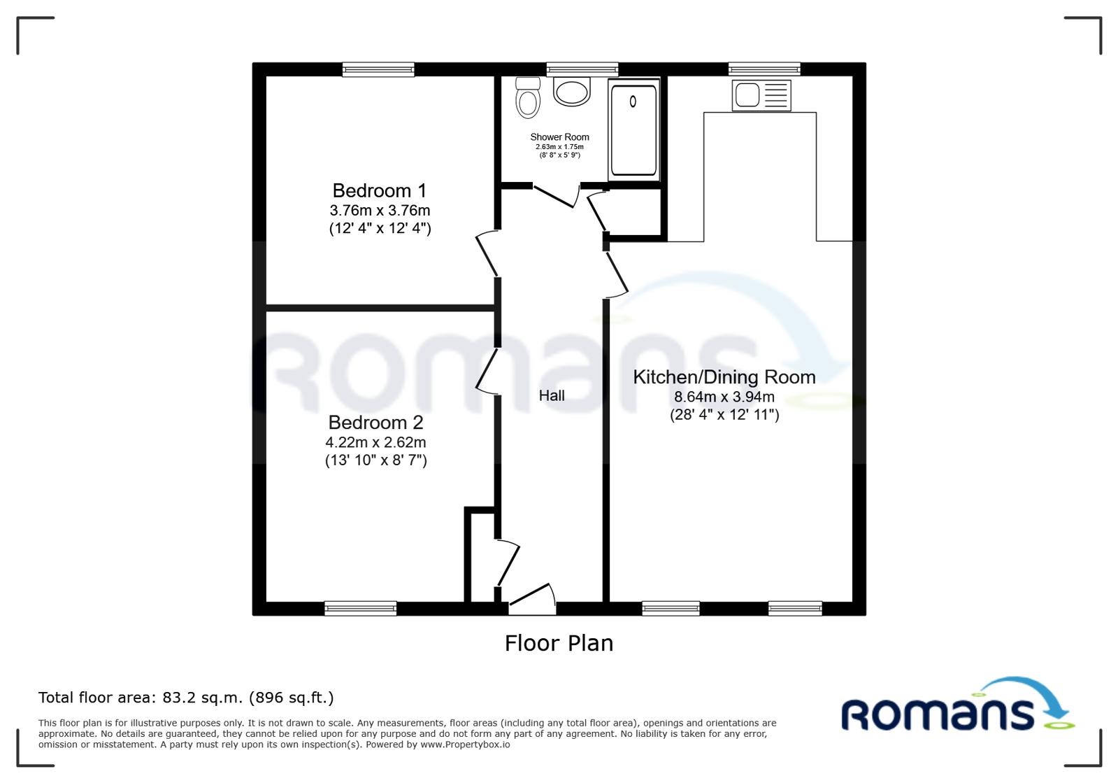 14, Dahlia, Reading floorplan