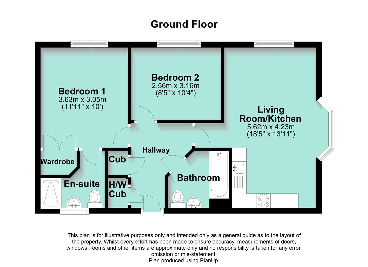 36, Flowerhill Drive, Wellingborough floorplan