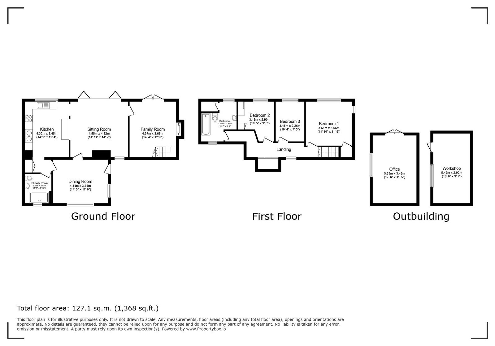 Woodside Farm House, Forest Road, Horsham floorplan