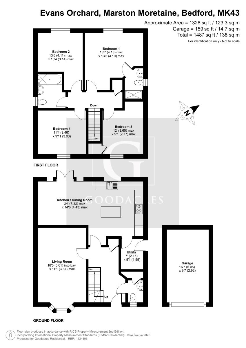 38 Evans Orchard, Bedford floorplan