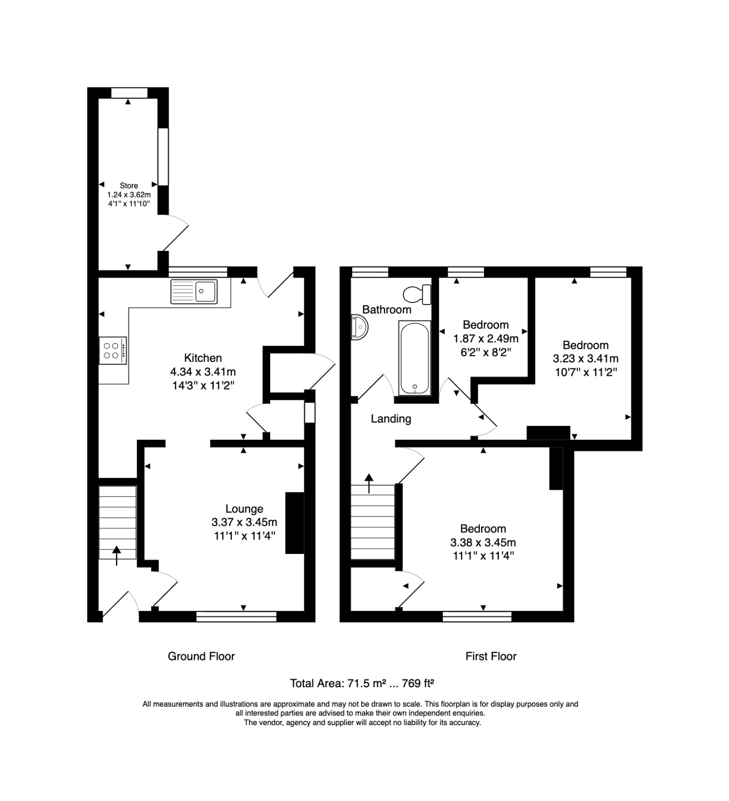 5, CURZON AVENUE, WIGSTON floorplan