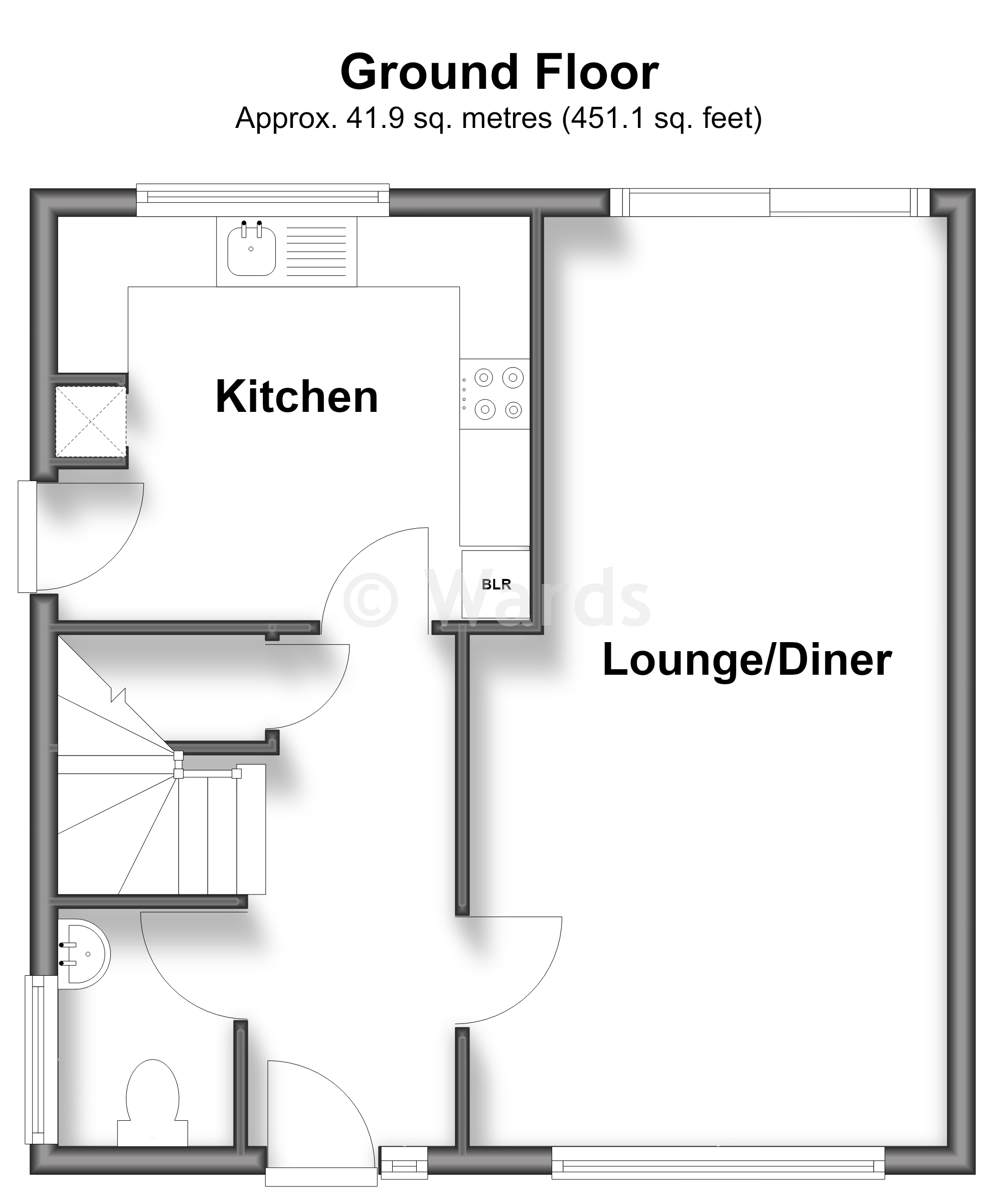 16, Fountain Road, Rochester floorplan