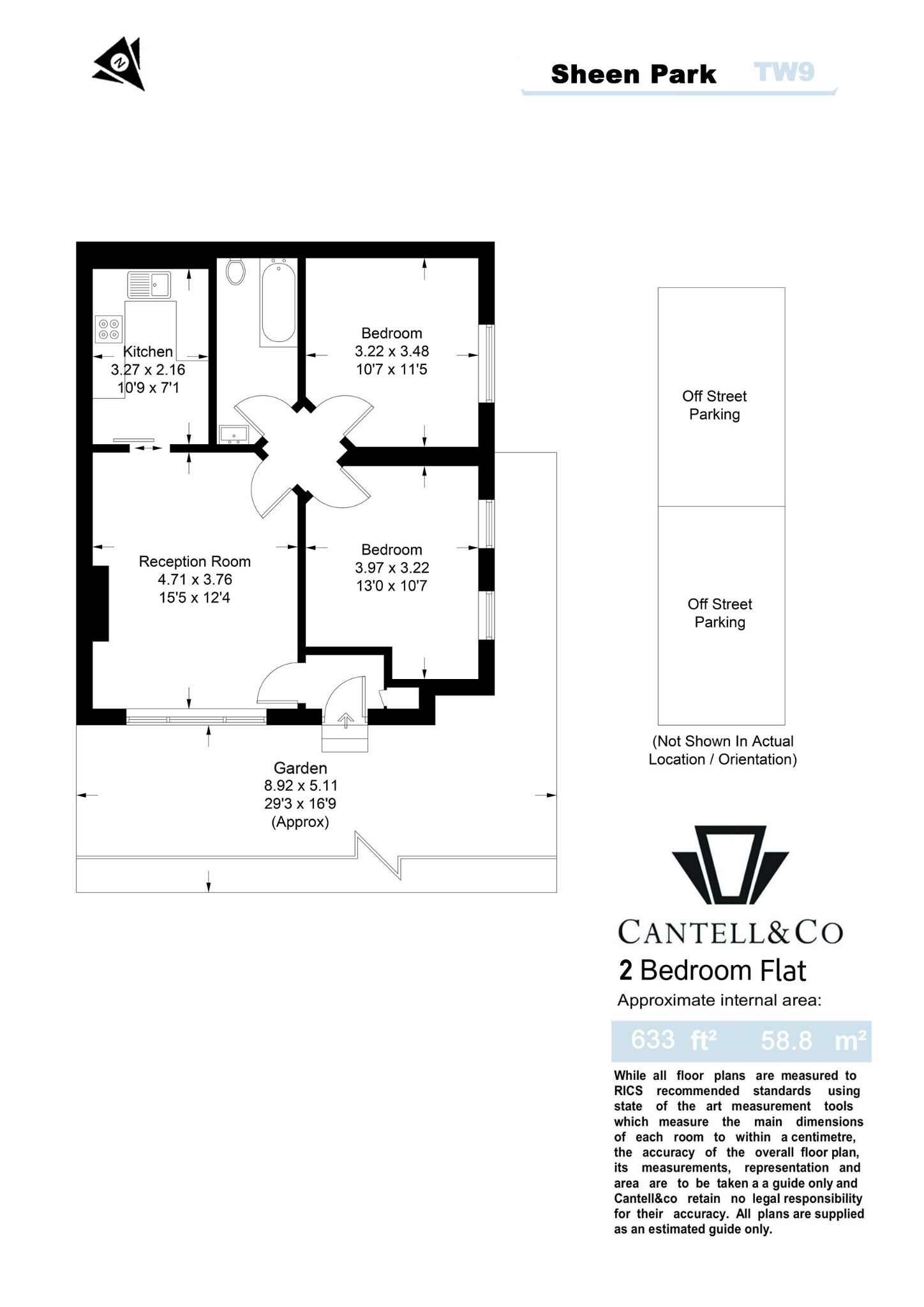 Flat 2 36 Sheen Park, Richmond, Surrey floorplan