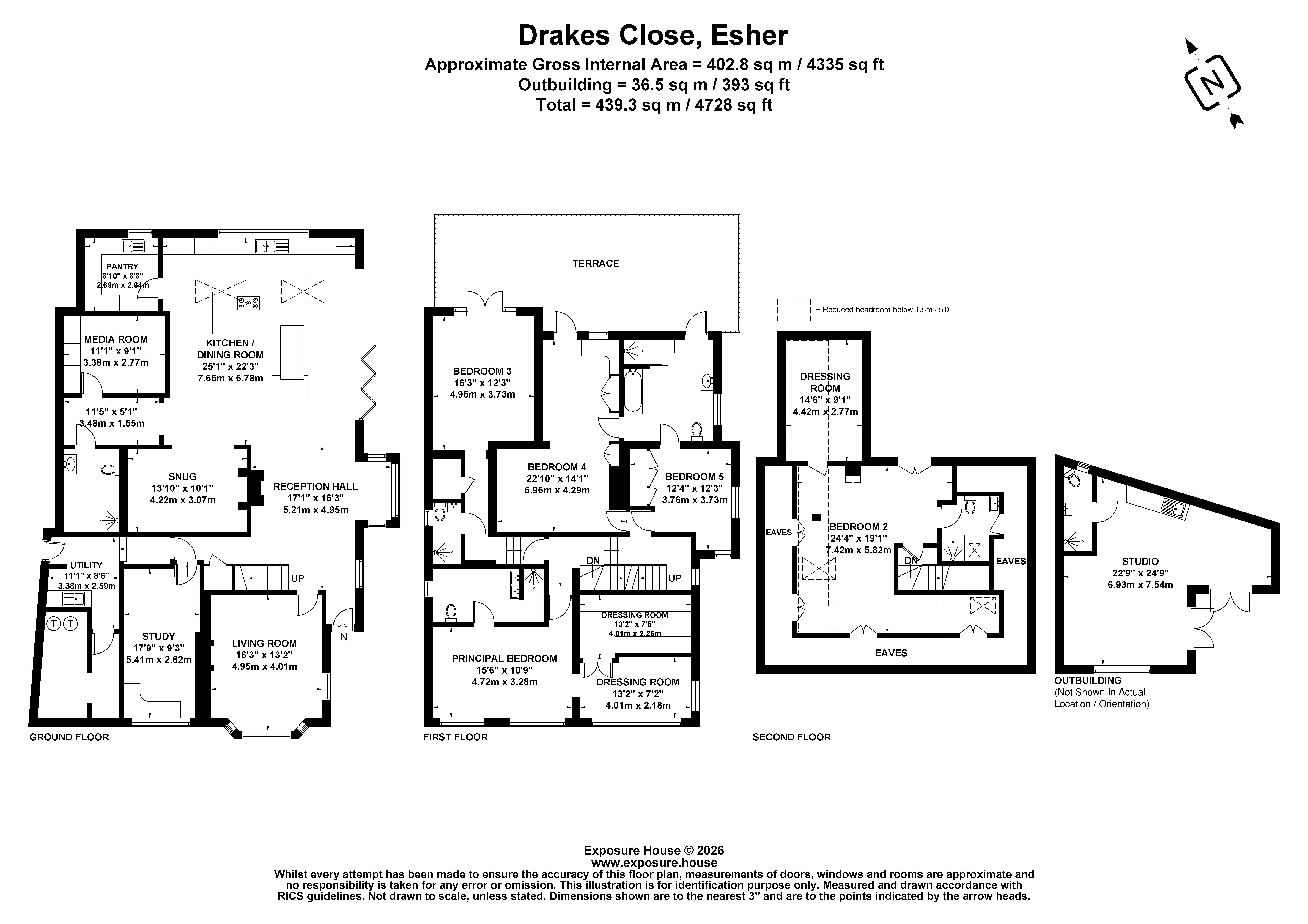 16, Drakes Close, Surrey floorplan
