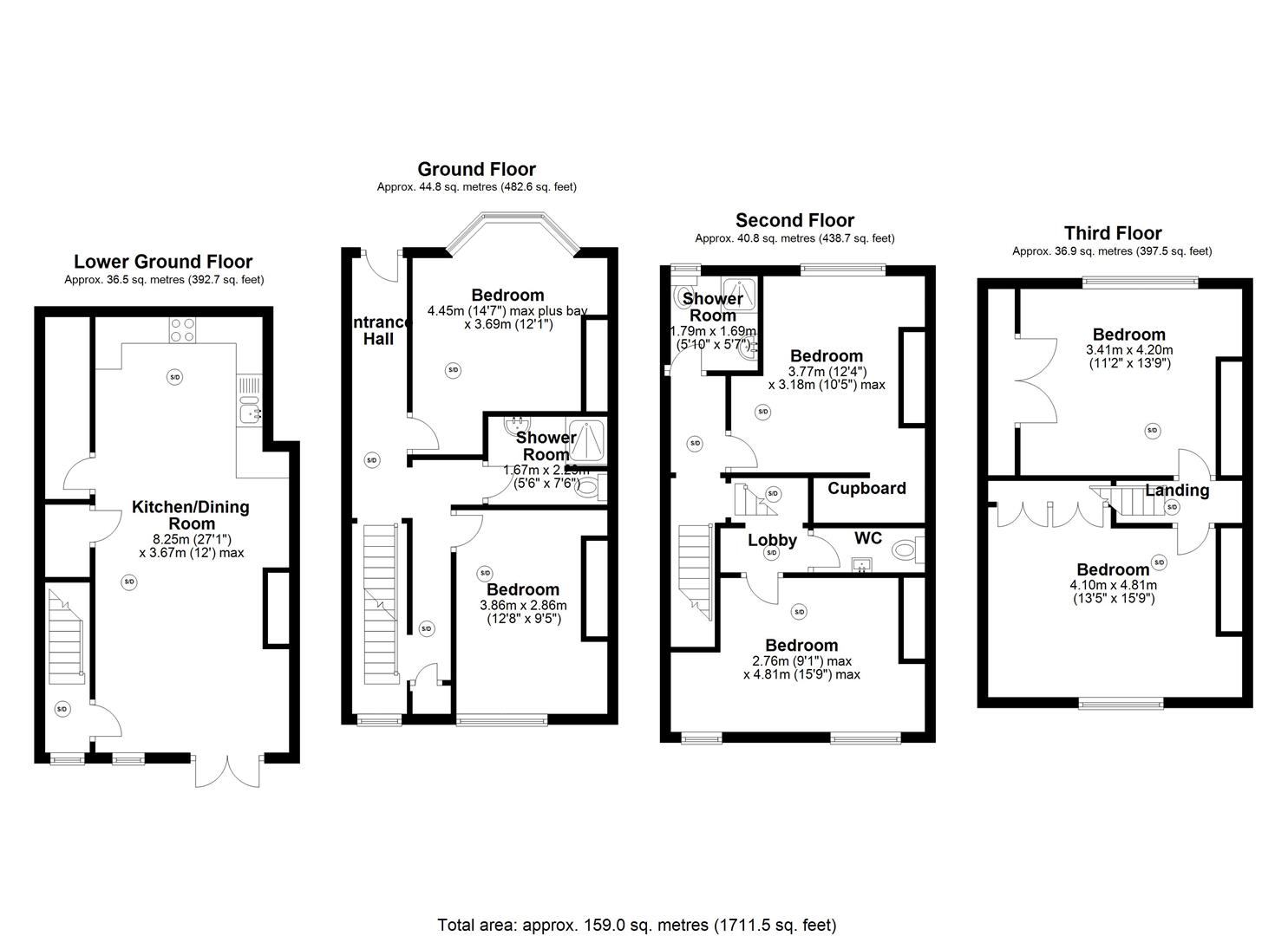 Marlborough Road, Sheffield floorplan