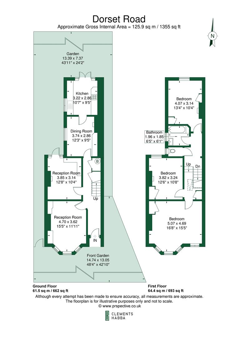 Dorset Road, London floorplan
