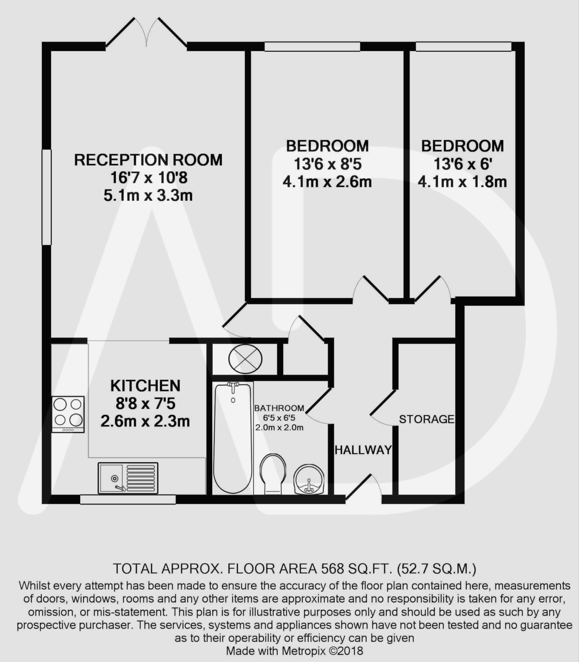 2 Bedrooms Maisonette for sale in Haward Road, Hoddesdon EN11