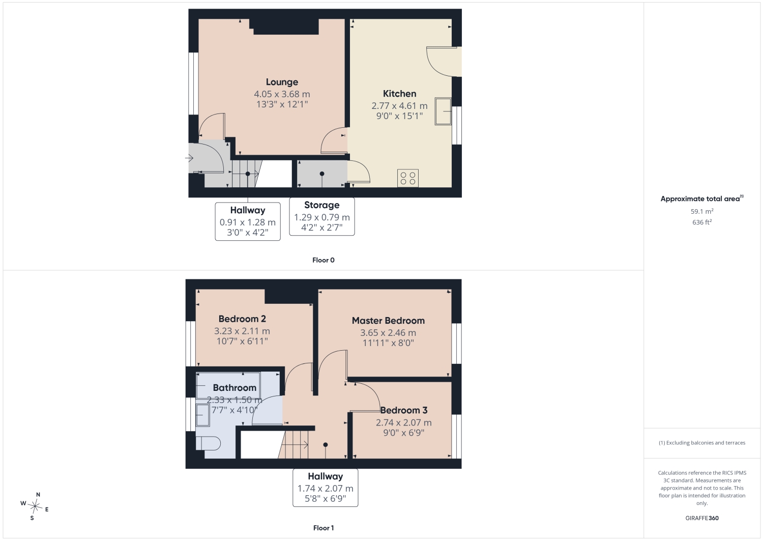 34, Bell Street Upton, Pontefract floorplan