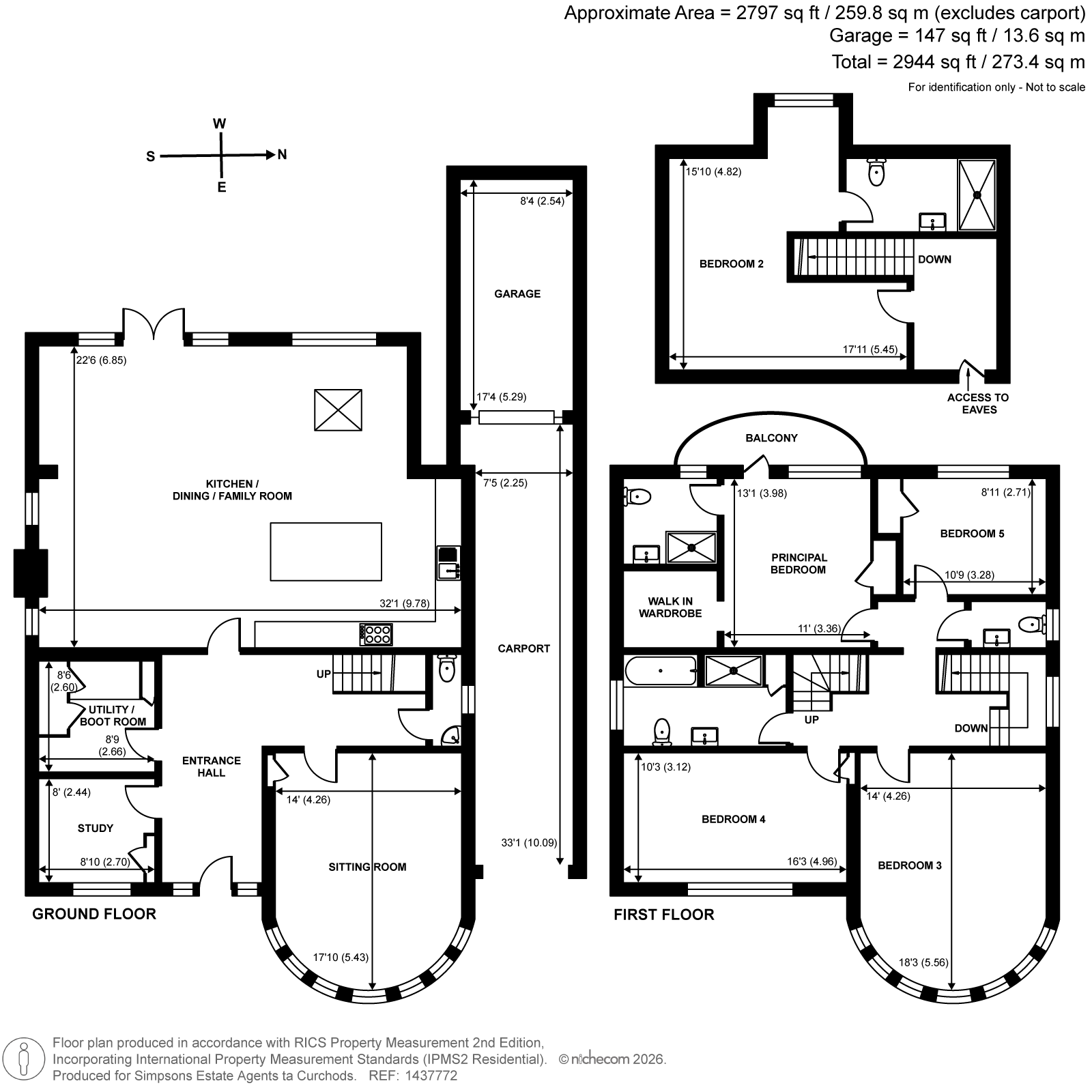 Arc House, 3, Parkwood Avenue, Esher floorplan
