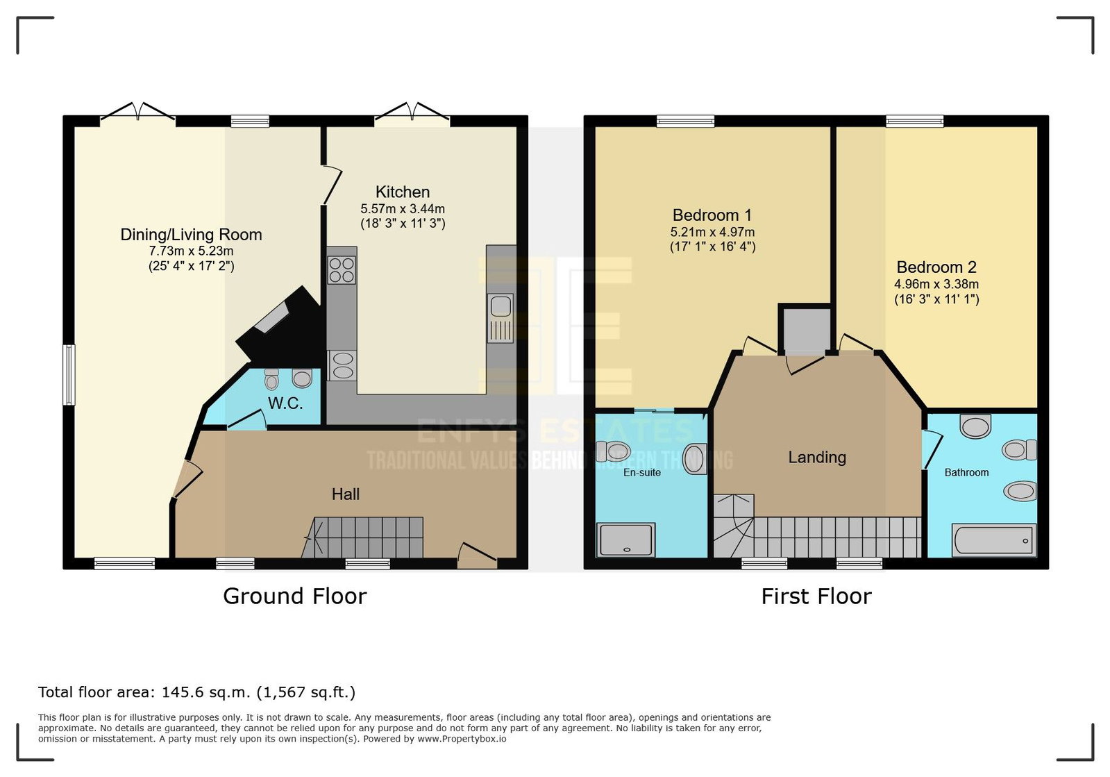 Bwthyn Rhyd, Conwy floorplan