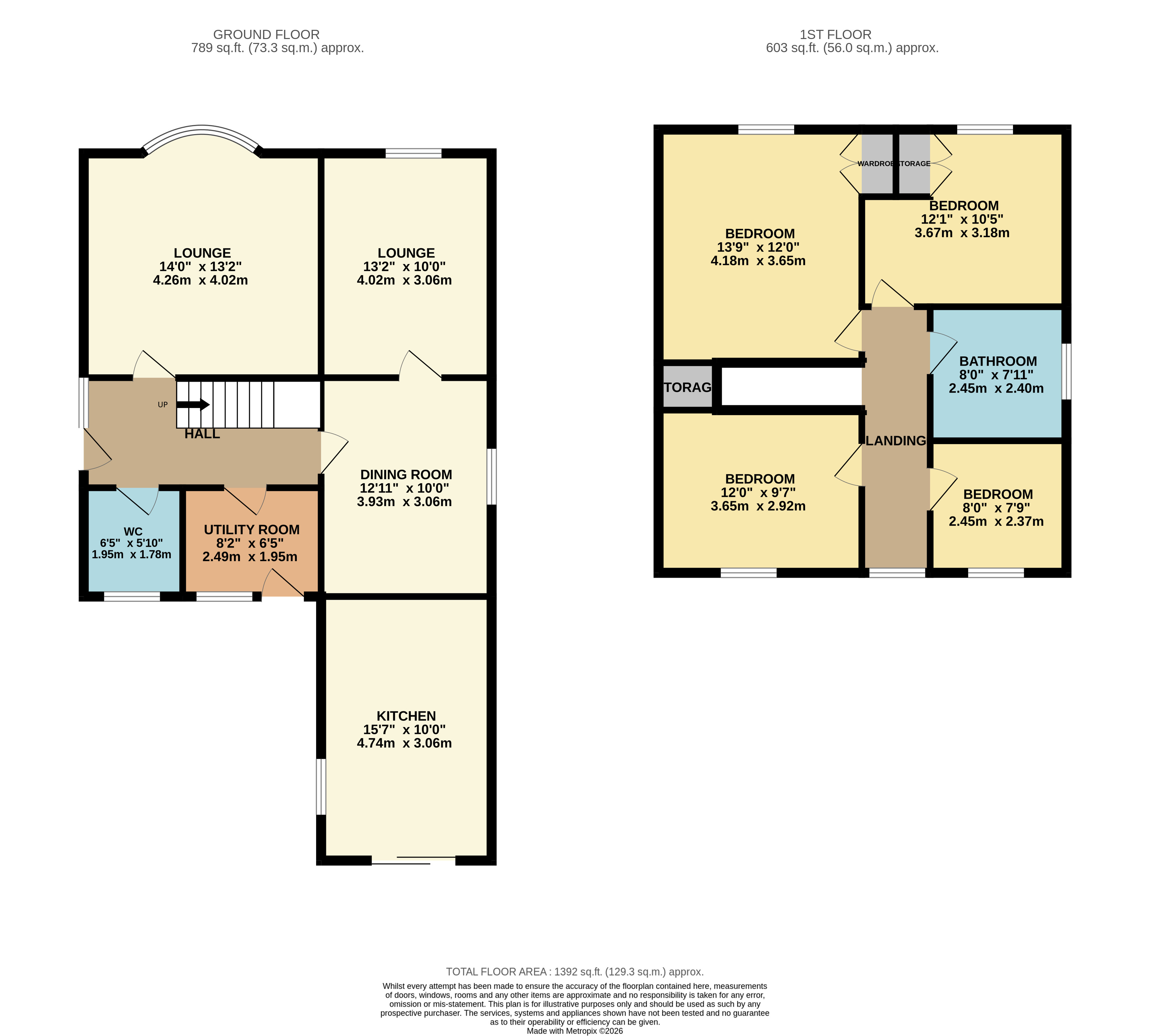 7, Abbey Road, Durham floorplan