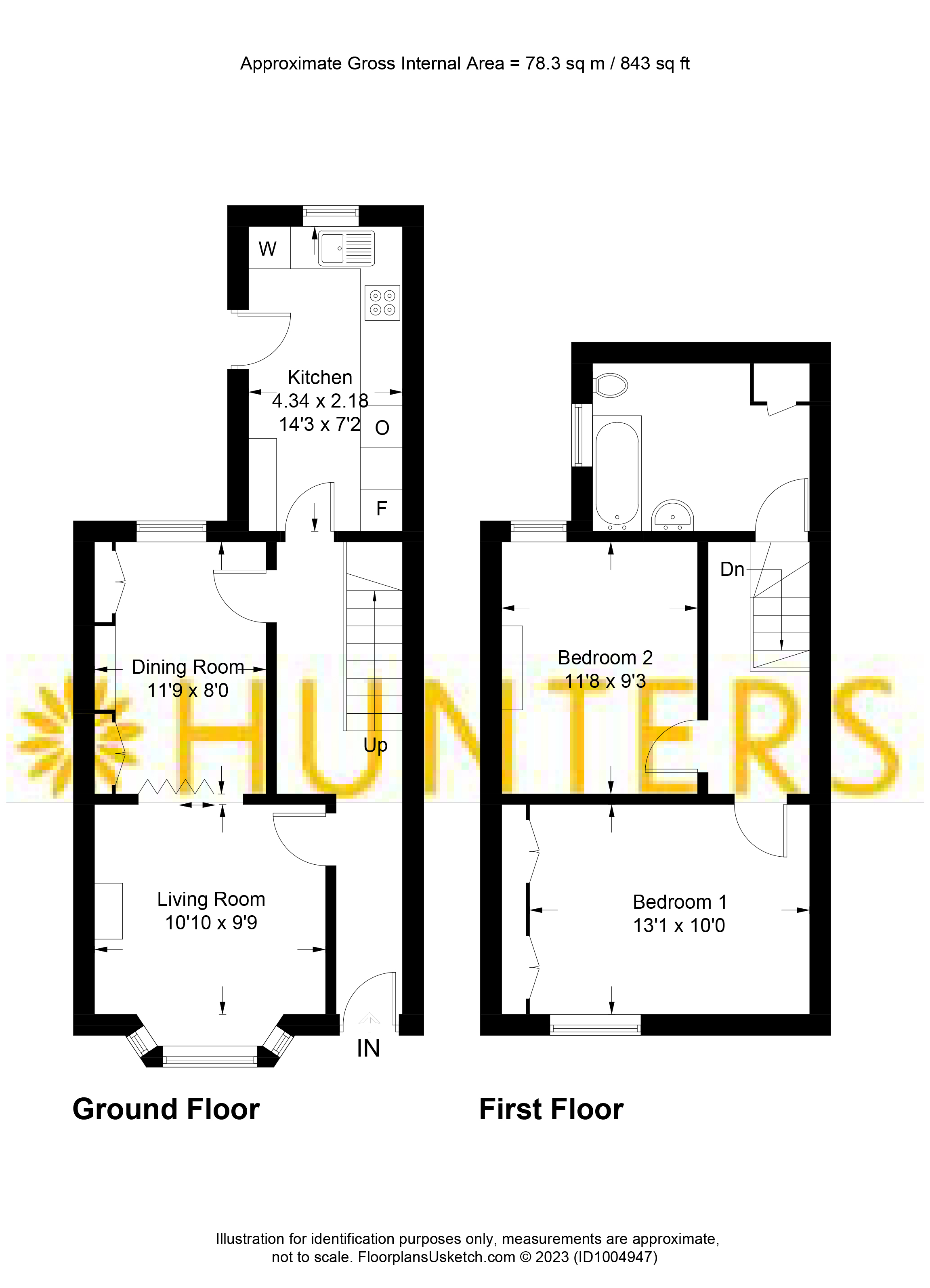 37, Newport Road, West Sussex floorplan