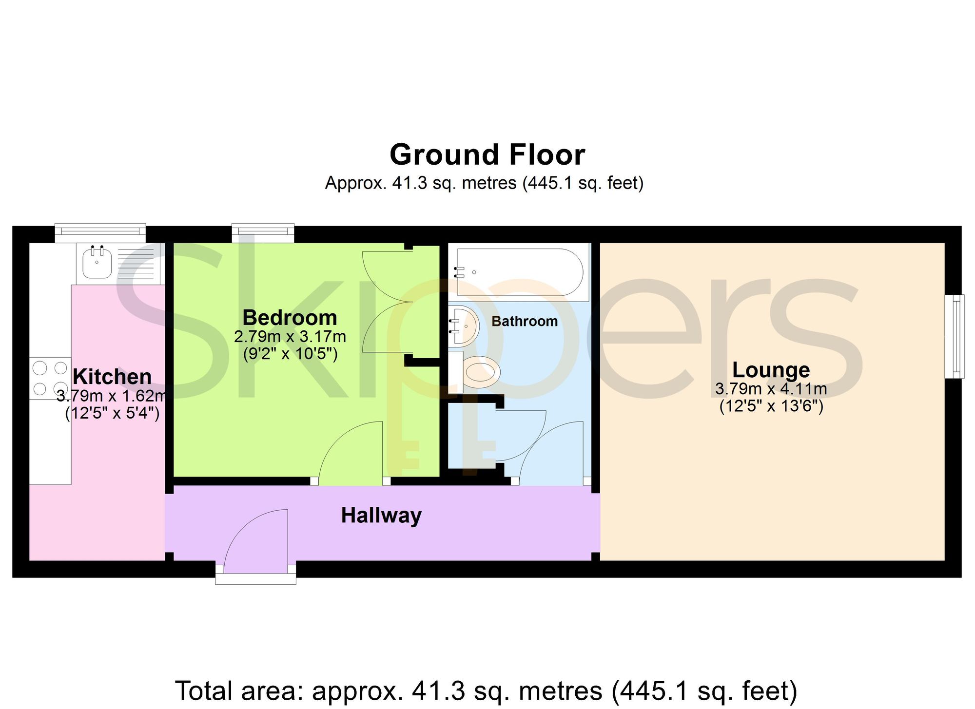 10 Redyear Court, Ashford floorplan