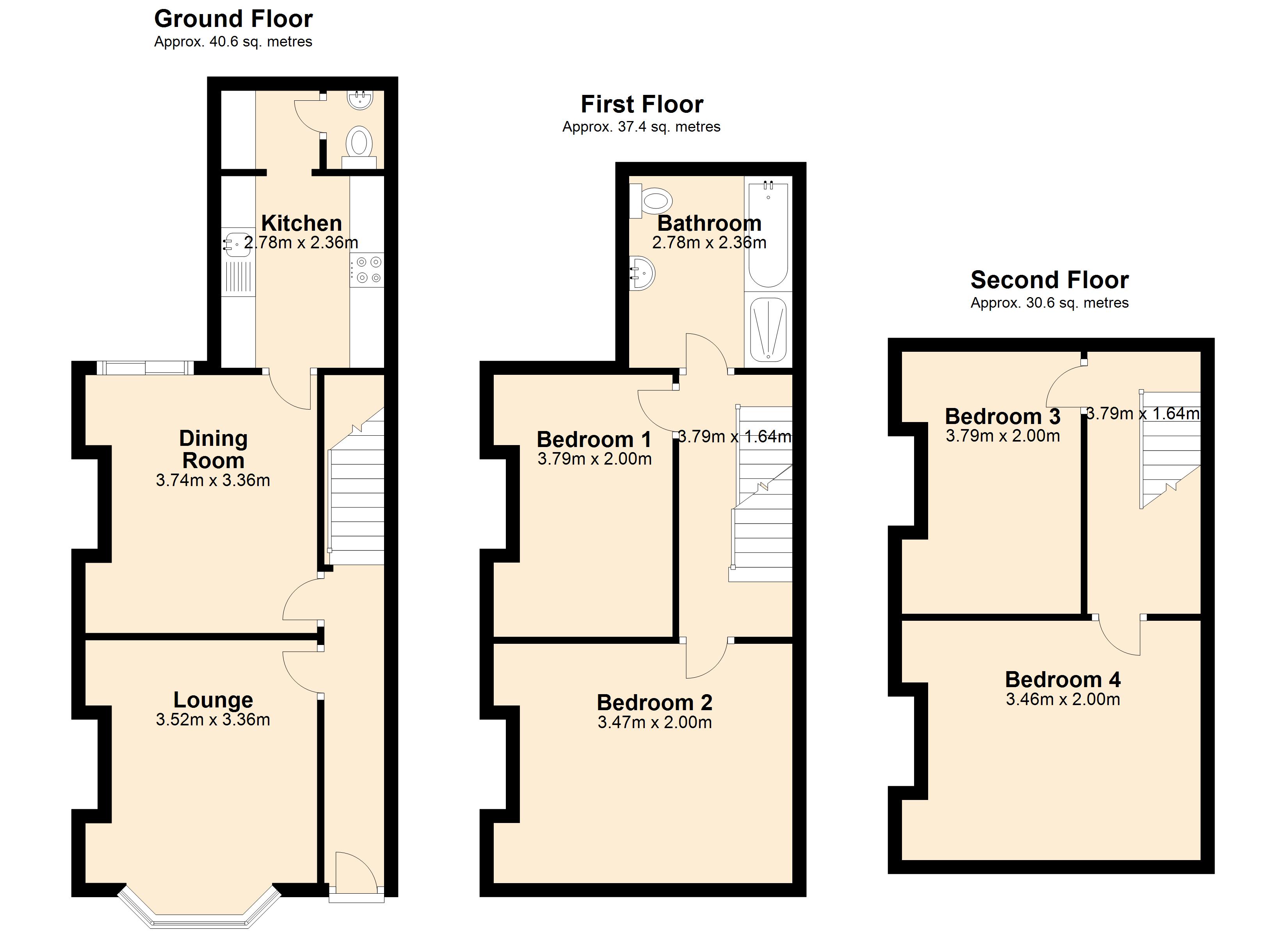 24, Belper Road, Nottingham floorplan
