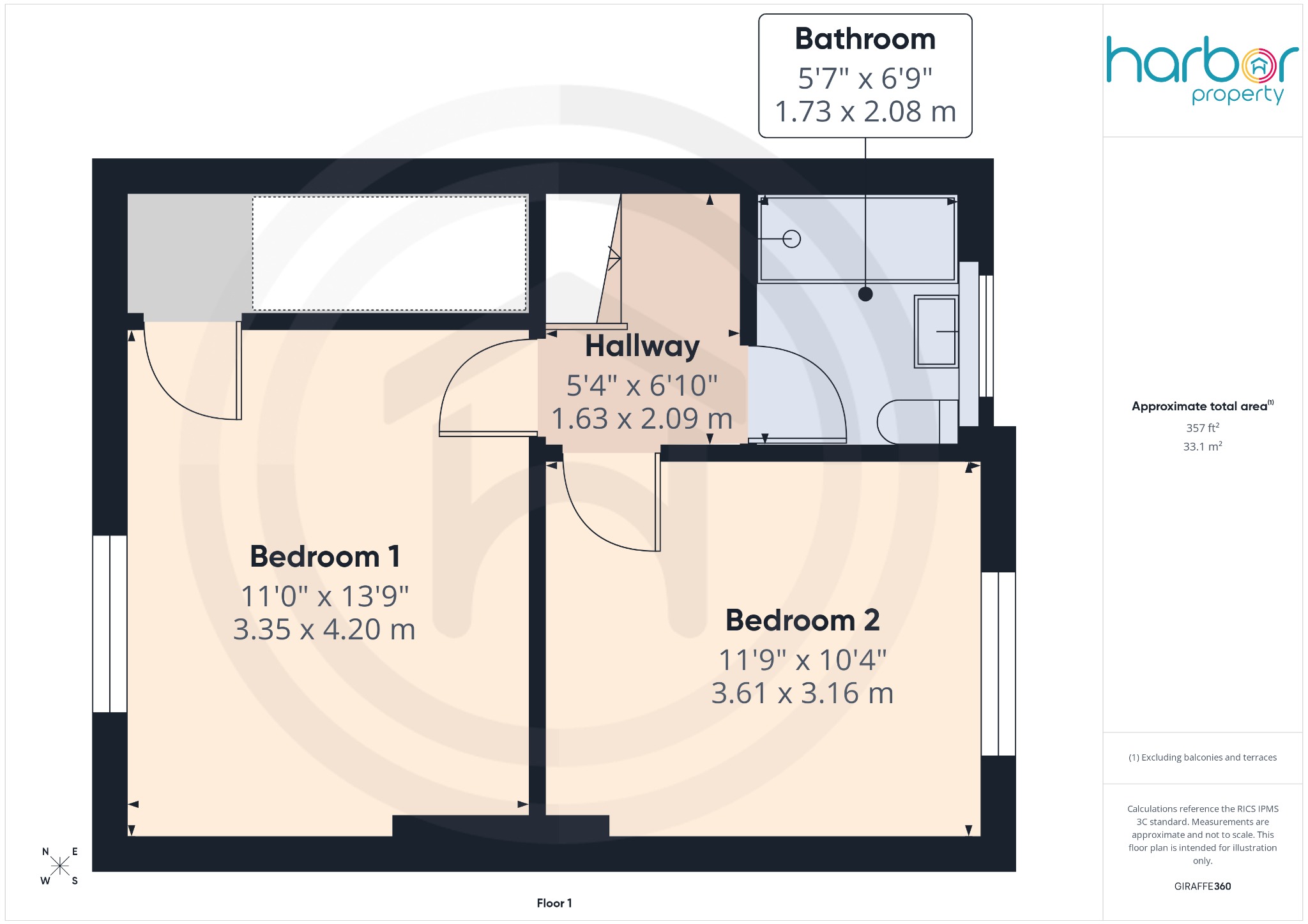 9 Drumpellier Place, Baillieston, City of Glasgow floorplan