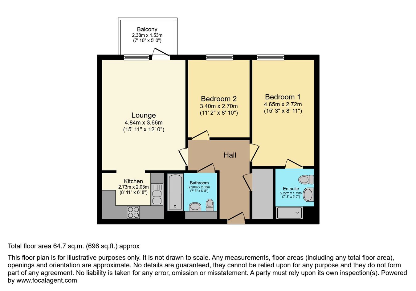 Skyline, Apartment 150, 165, Granville Street, Birmingham floorplan