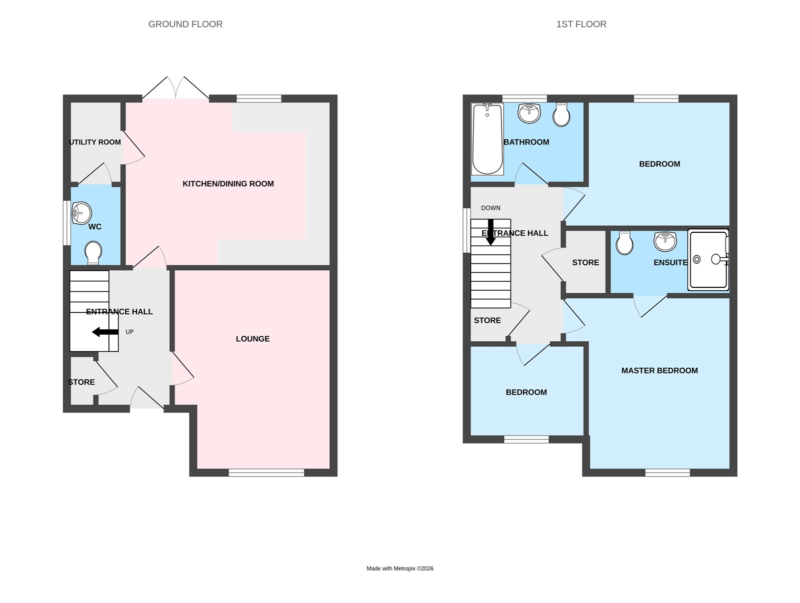 5, The Clayfields, Telford floorplan
