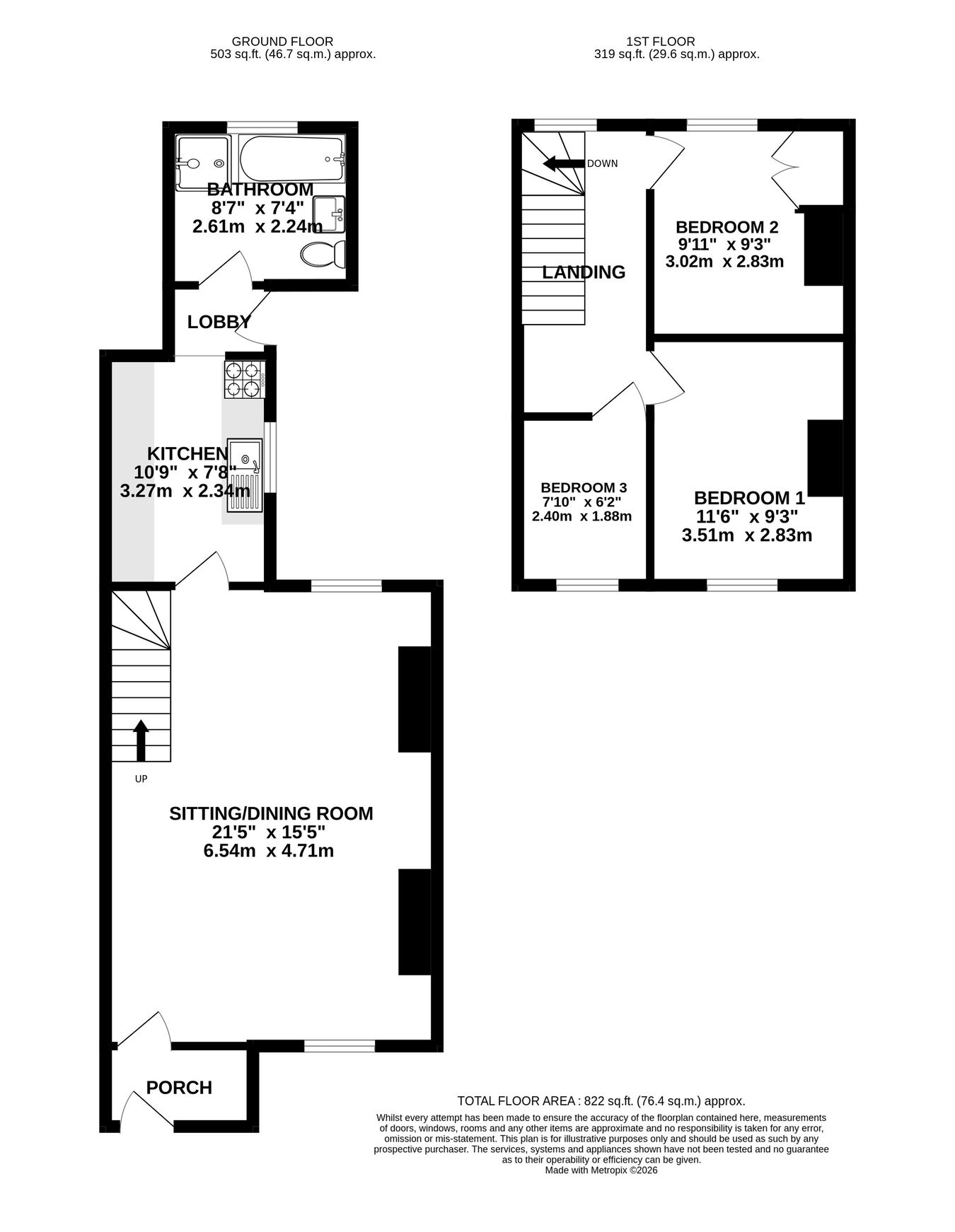 Ross Road, Abergavenny floorplan