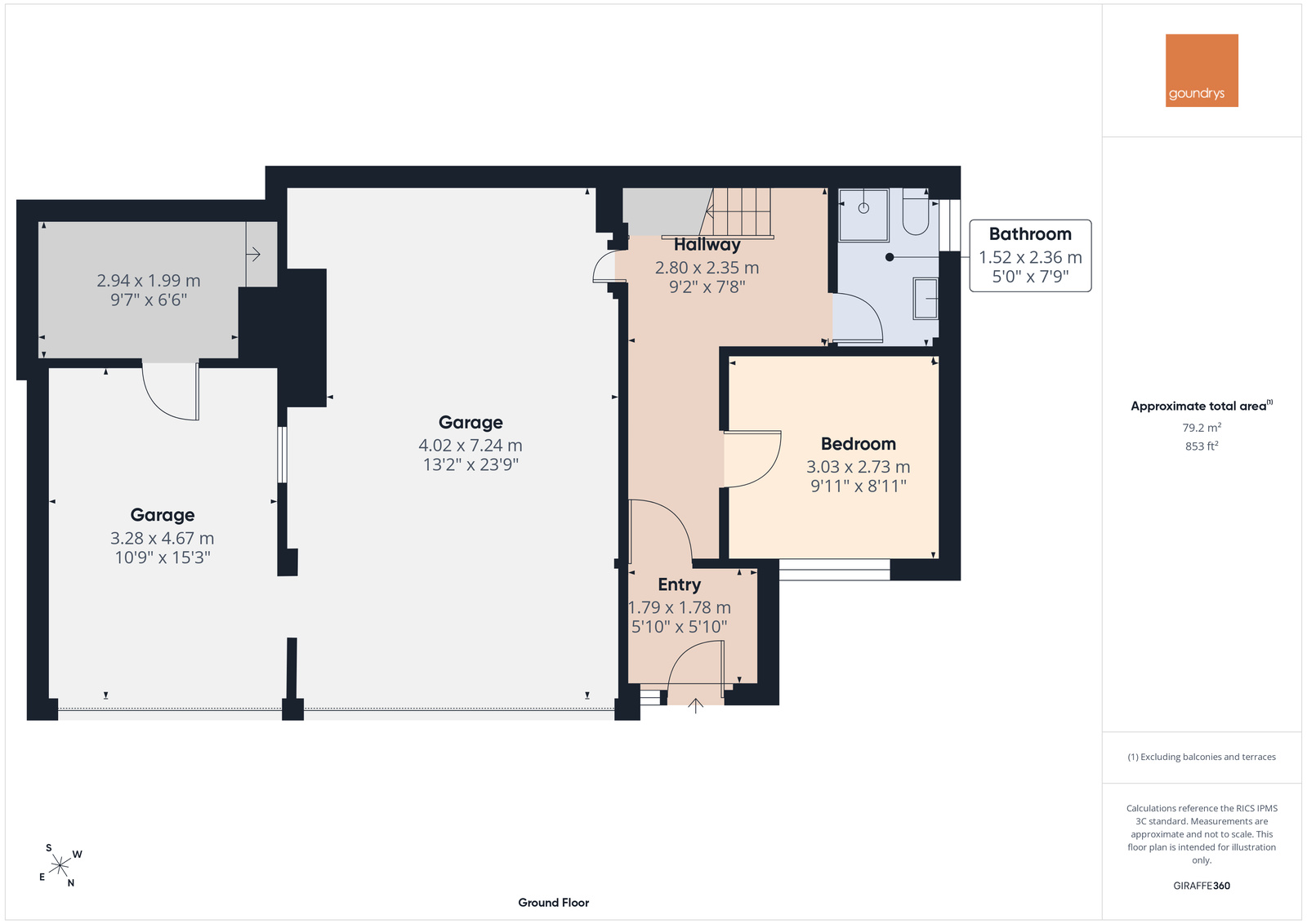 18, Tredinnick Way, Perranporth floorplan