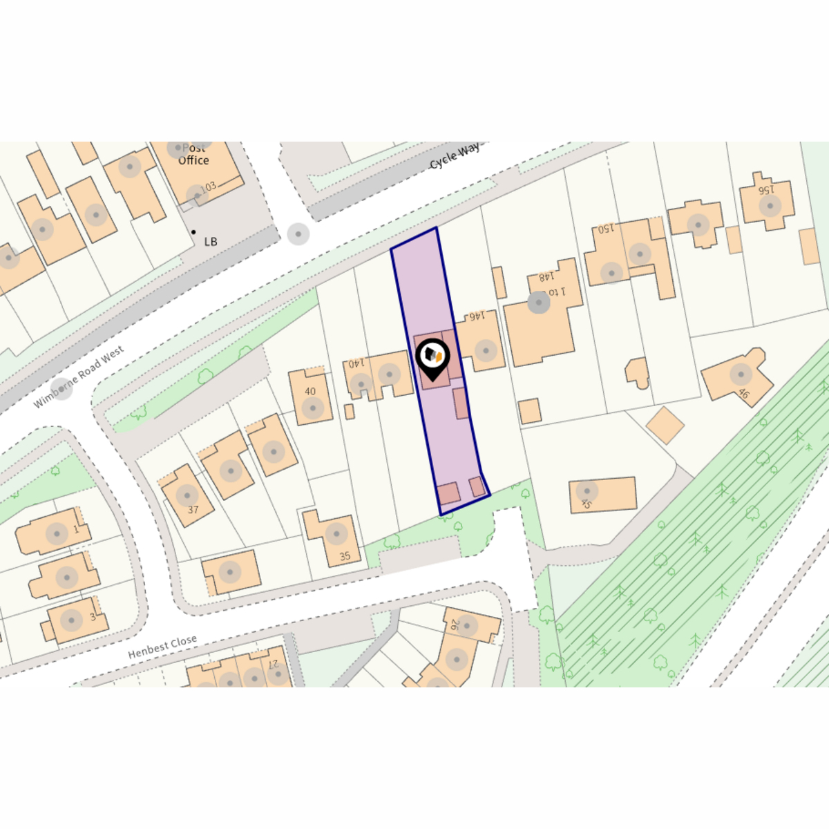 144, Wimborne Road West, Wimborne floorplan