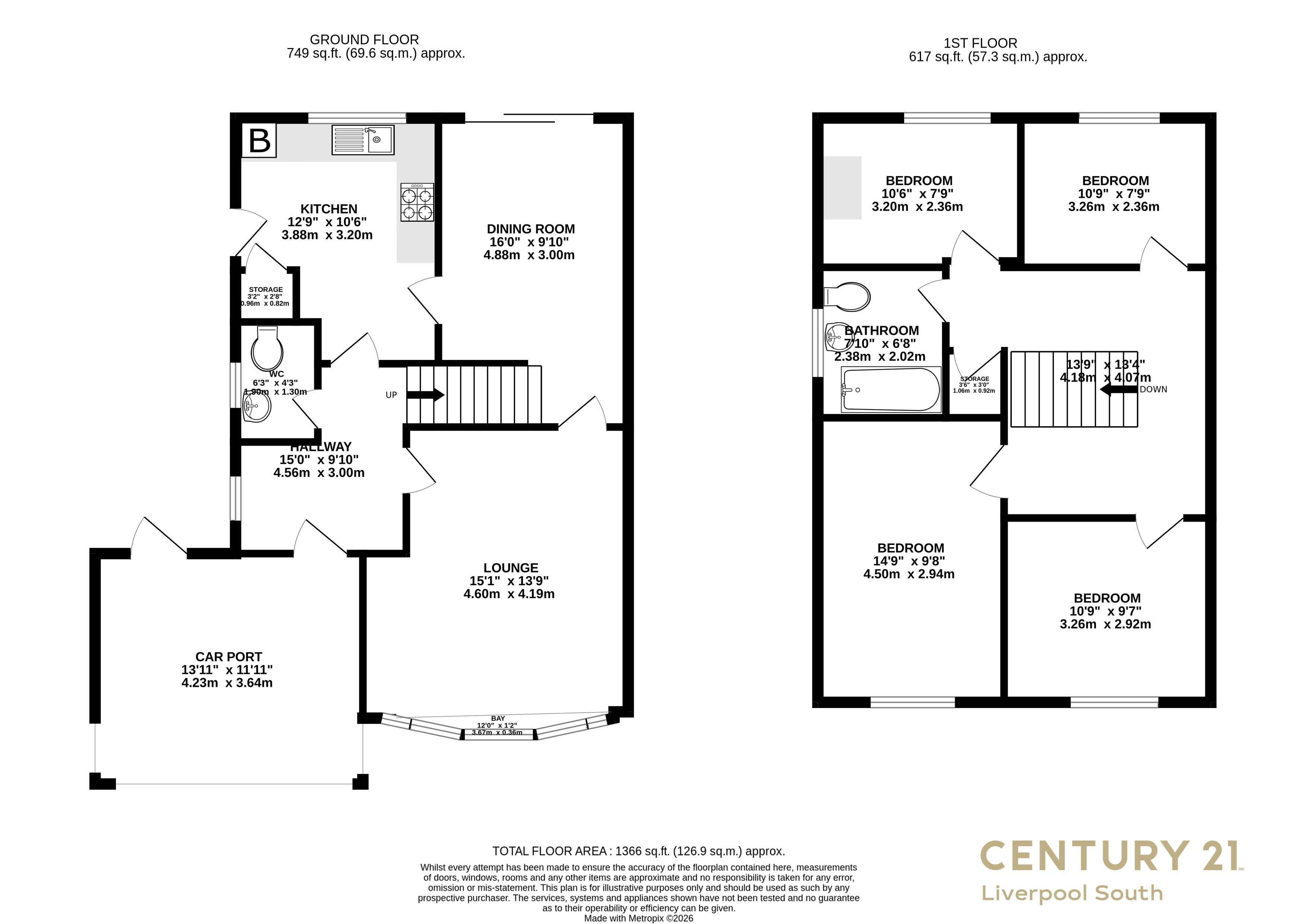 2, Monks Way, LIVERPOOL floorplan