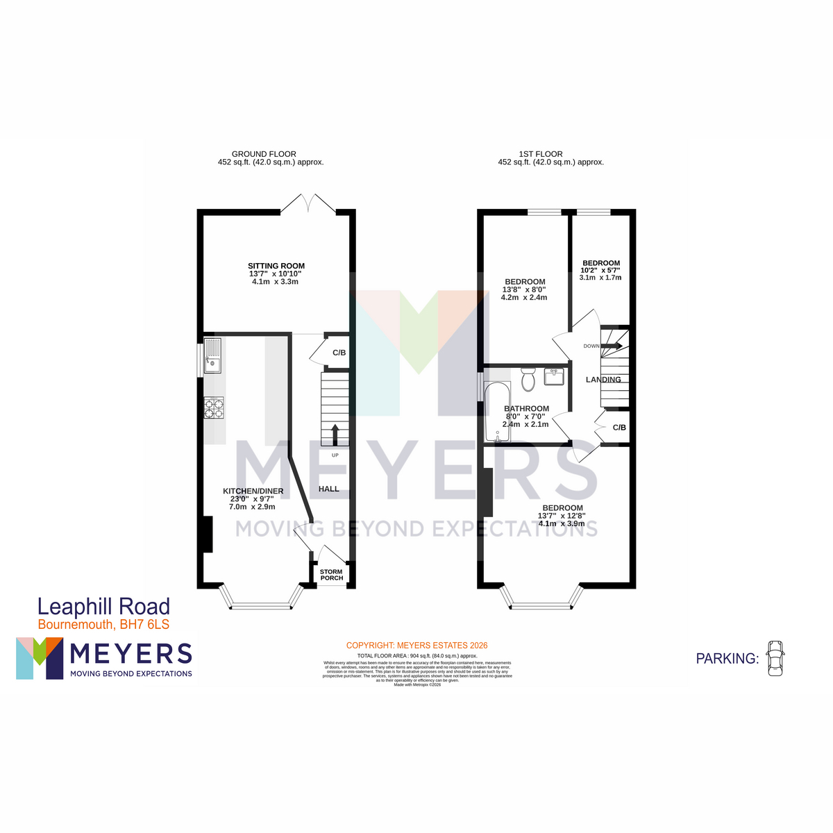 41, Leaphill Road, Bournemouth floorplan
