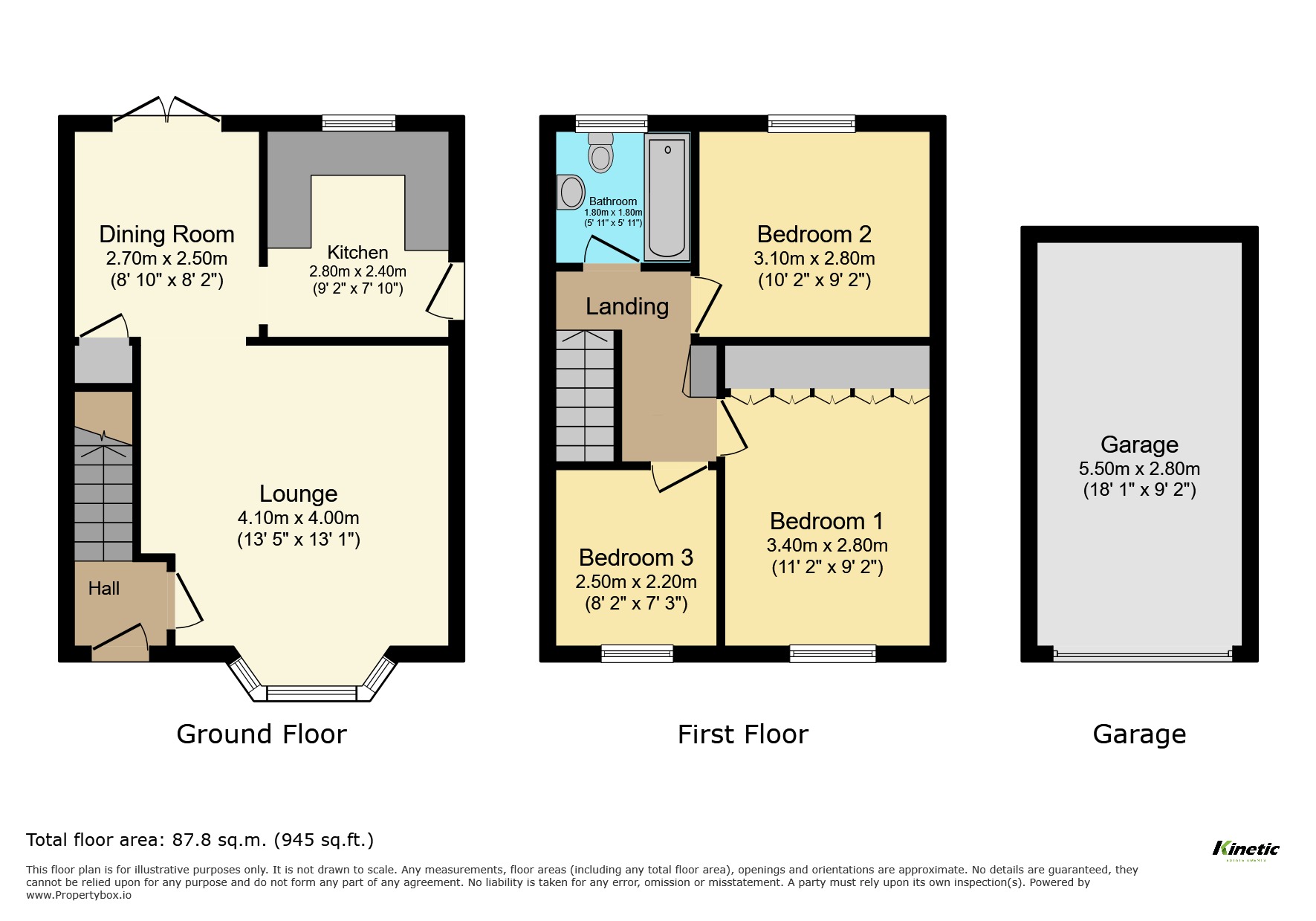 4 Abingdon Close, Lincoln, Lincolnshire floorplan