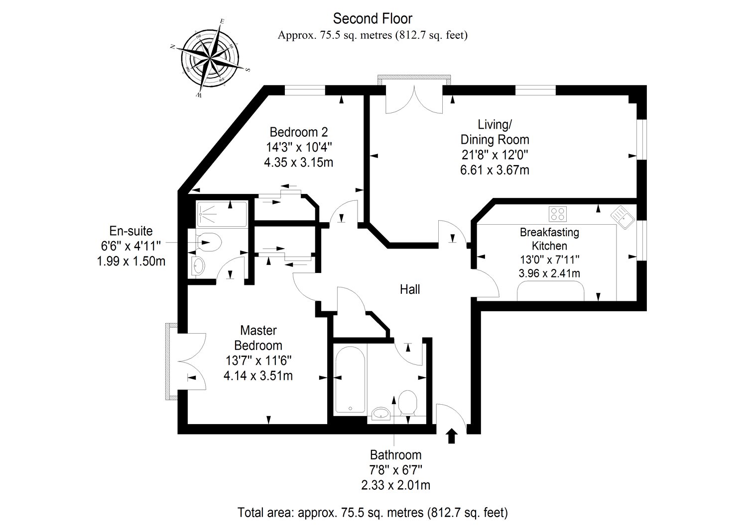 2 Bedrooms Flat for sale in Crewe Road North, Fettes, Edinburgh EH5