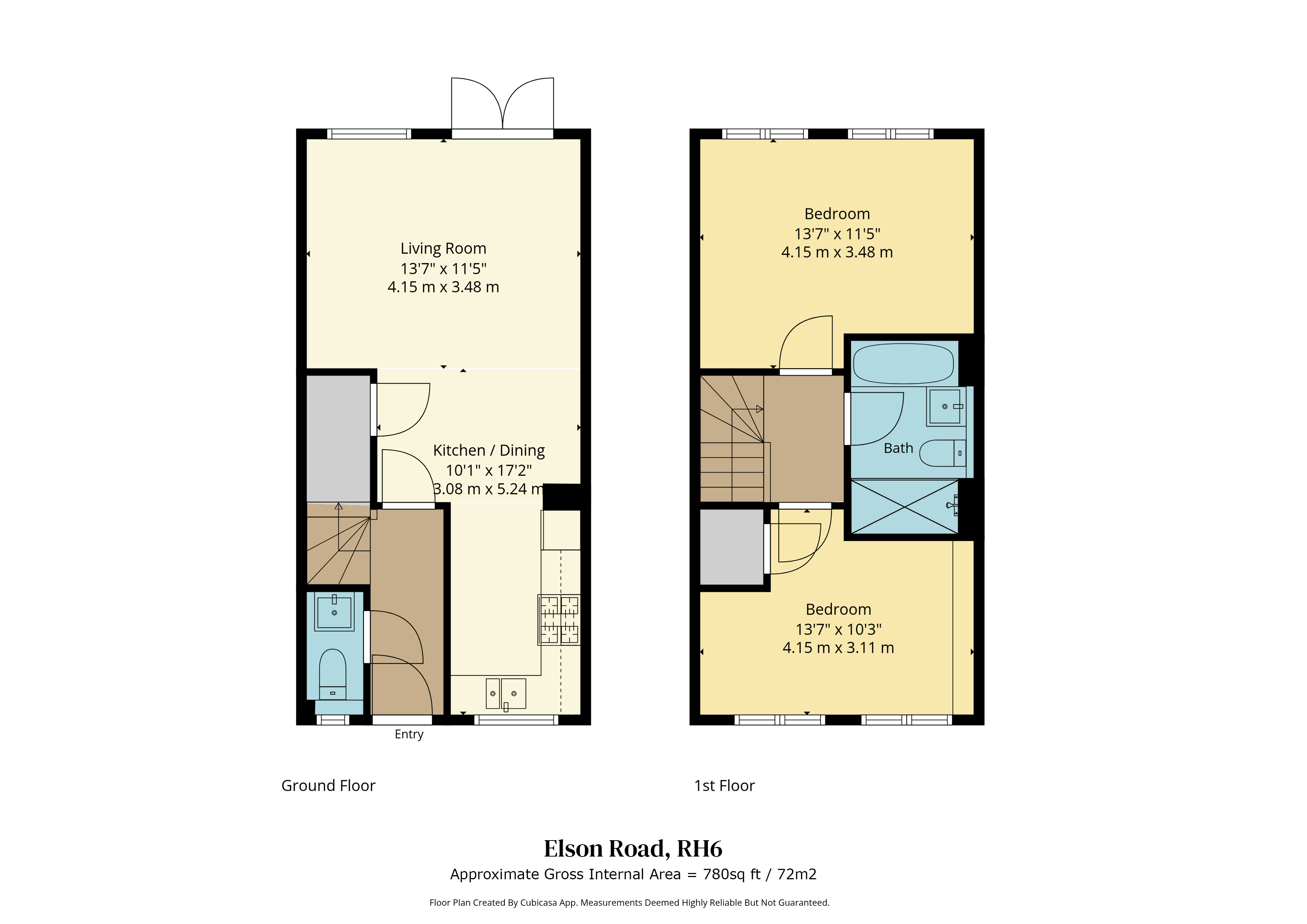 4, Elson Road, Surrey floorplan