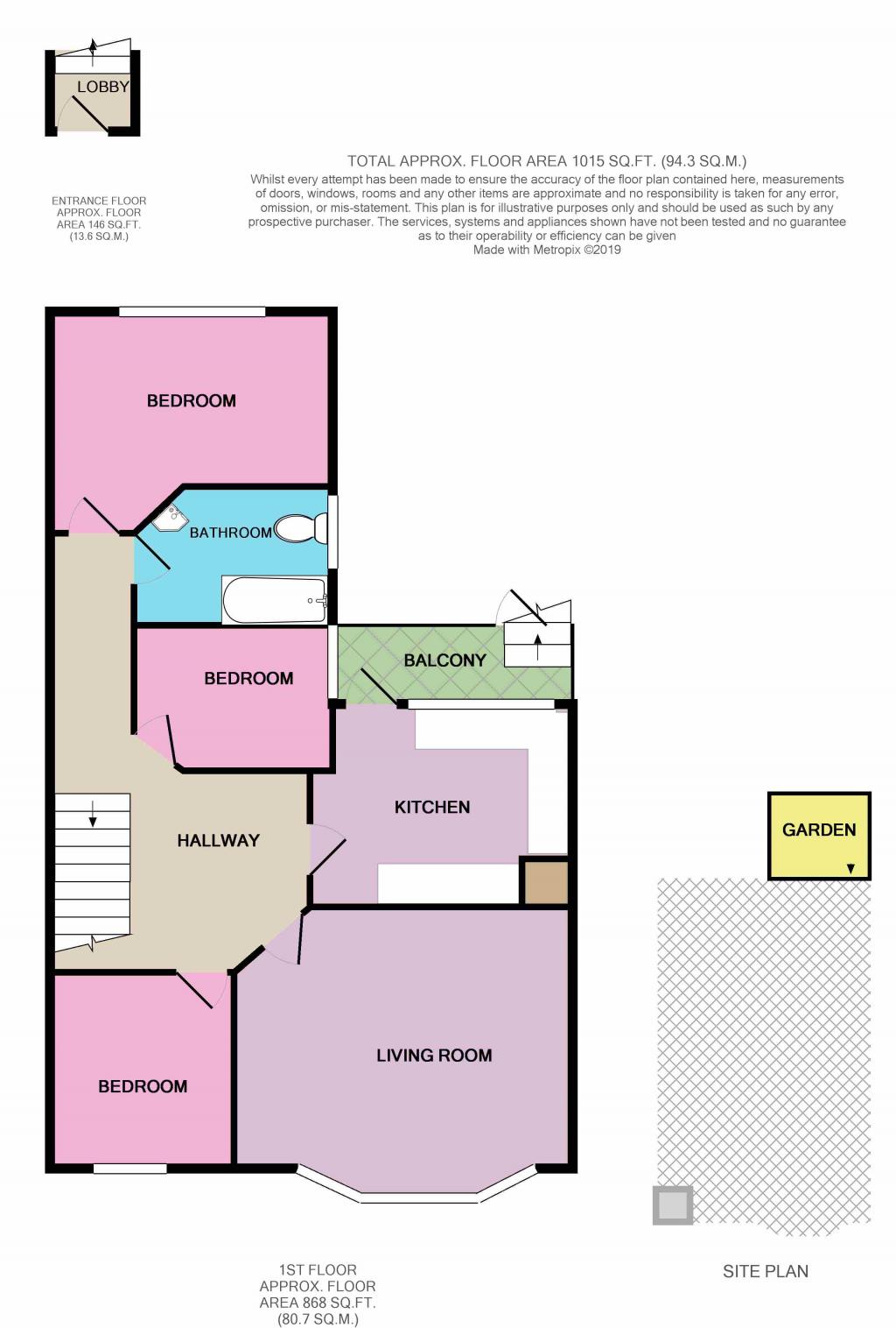 3 Bedrooms Flat for sale in Chinchilla Road, Southend-On-Sea SS1