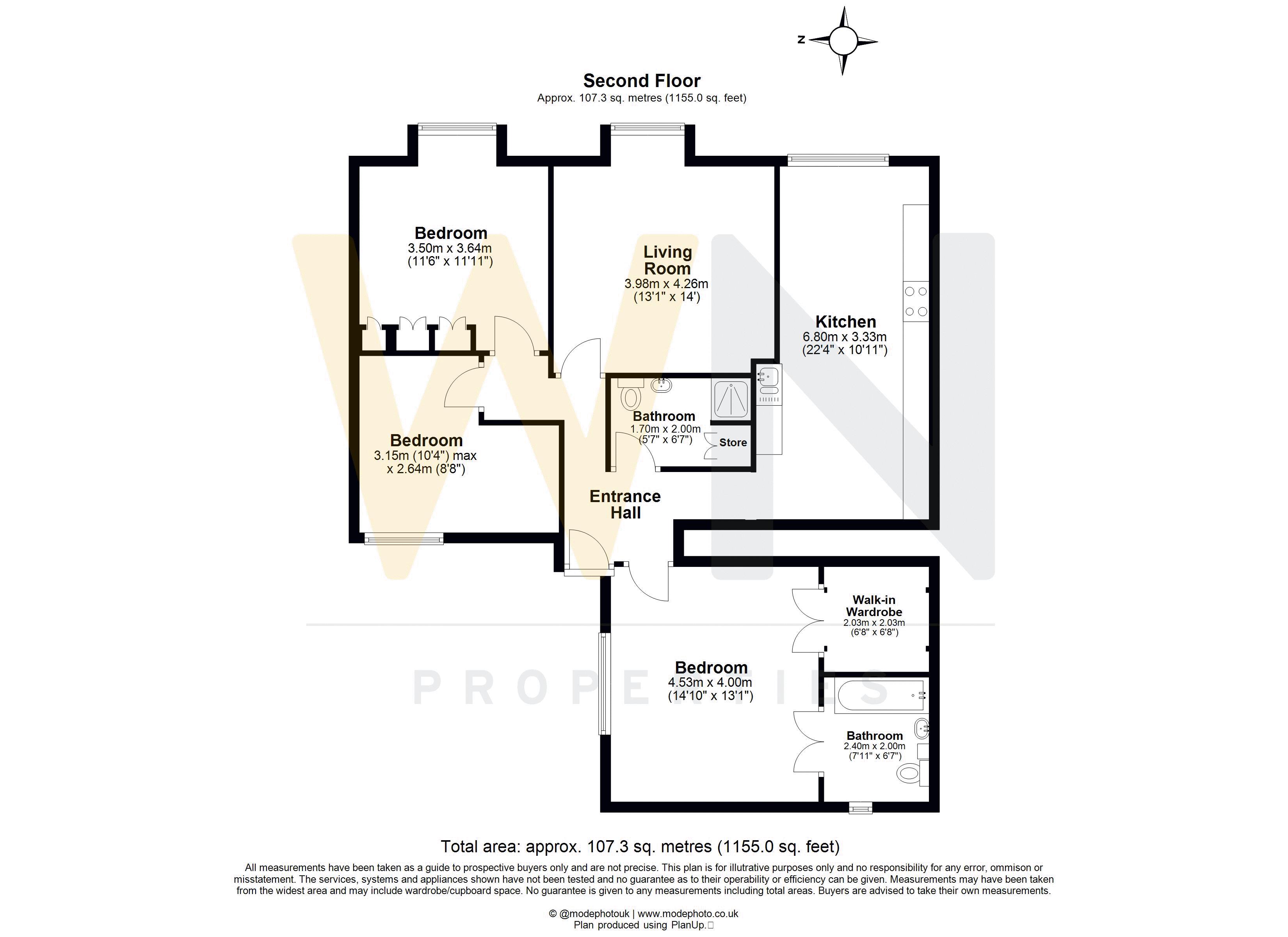 21, Thorndon Hall, Brentwood floorplan