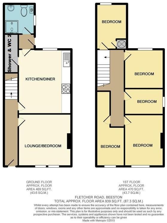 Fletcher Road, 9, Nottingham, Beeston floorplan