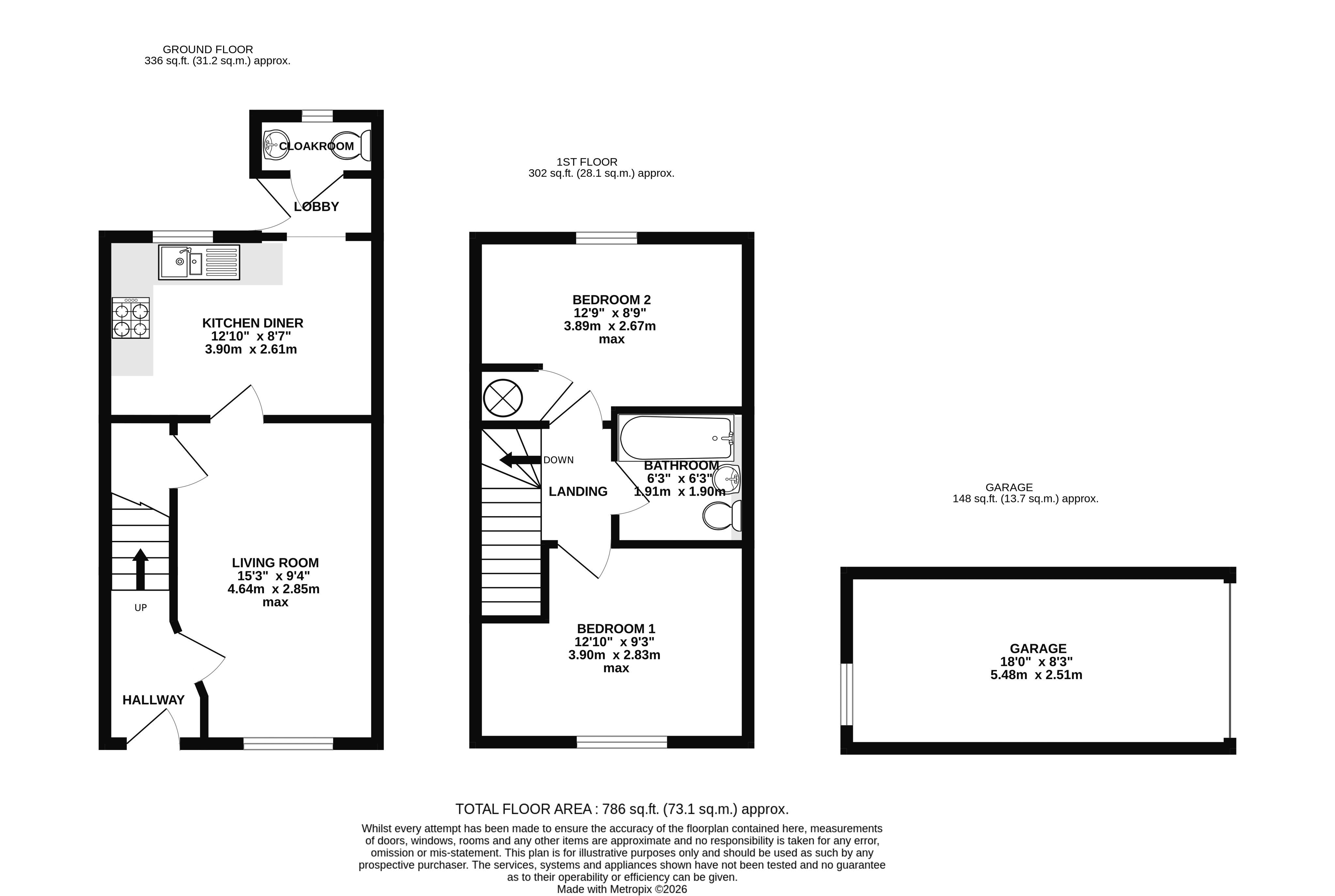 Monks Road, Exeter floorplan