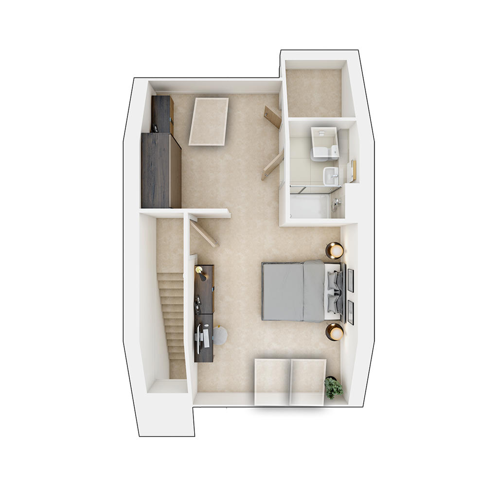 The Owlton - Plot 797, Burleyfields, Martin Drive, Stafford floorplan
