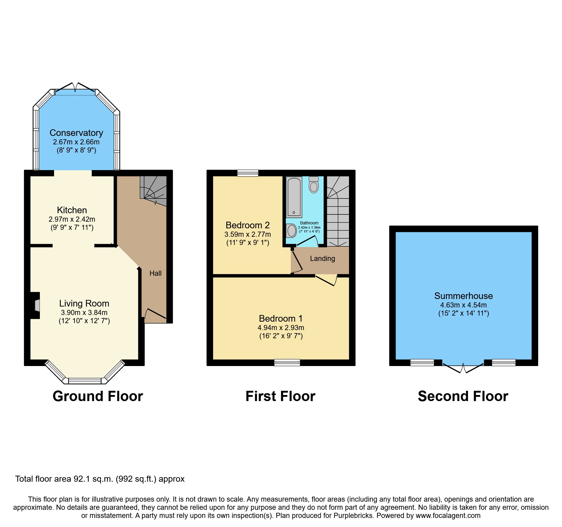 131, Grafton Road, Dagenham floorplan