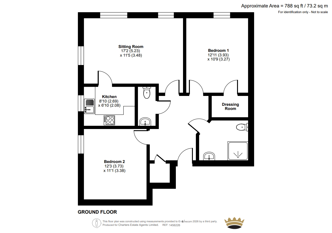 52 Neptune House, 6, Heene Road, Worthing floorplan