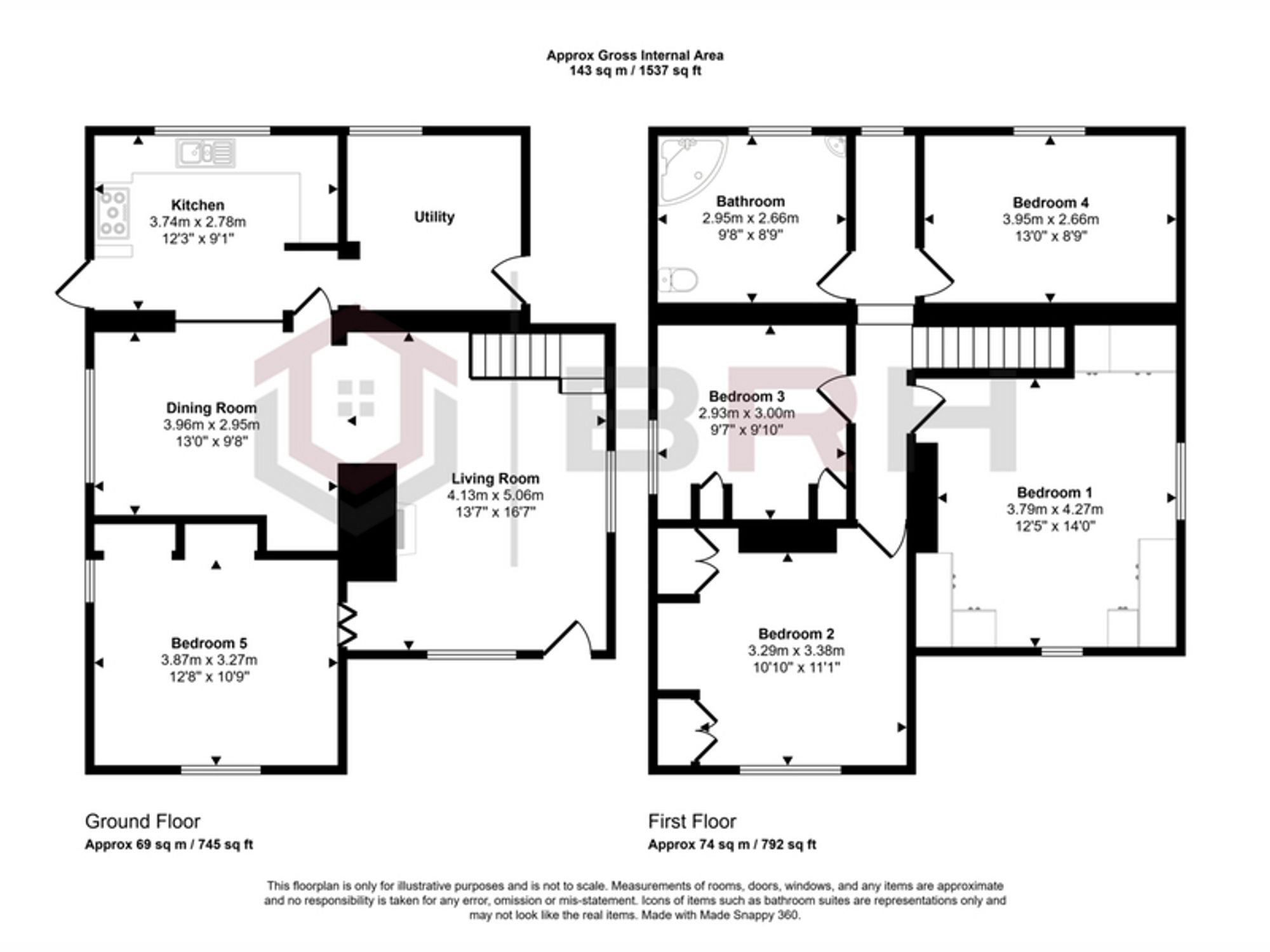 Middle Lodge York Road, Doncaster floorplan